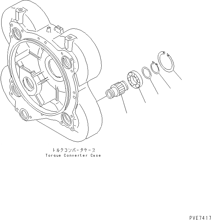 Схема запчастей Komatsu WA800-3E0 - ГИДРОТРАНСФОРМАТОР НАСОС(№7-) ГИДРОТРАНСФОРМАТОР И ТРАНСМИССИЯ