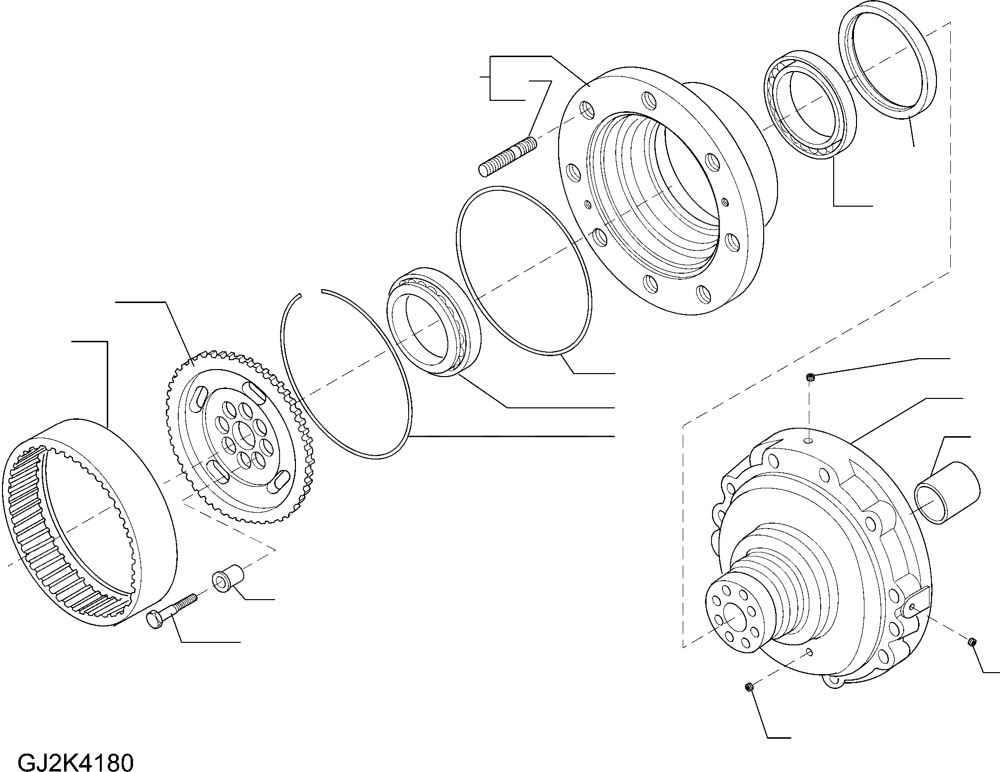 Схема запчастей Komatsu WA80-6 - ПЕРЕДНИЙ МОСТ (/7 + /8) F ТРАНСМИССИЯ