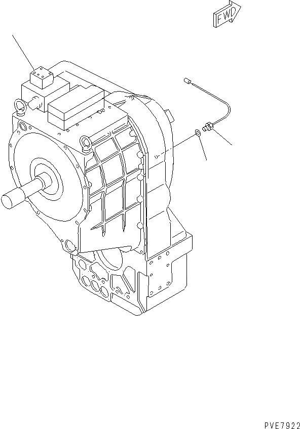 Схема запчастей Komatsu WA900-3E0 - ГИДРОТРАНСФОРМАТОР(ДАТЧИК¤ SPEED)(№-) ГИДРОТРАНСФОРМАТОР И ТРАНСМИССИЯ