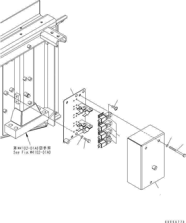 Схема запчастей Komatsu WA900-3E0 - VHMS Э/ПРОВОДКА (AMPLIFIRE)(№-) ЭЛЕКТРИКА