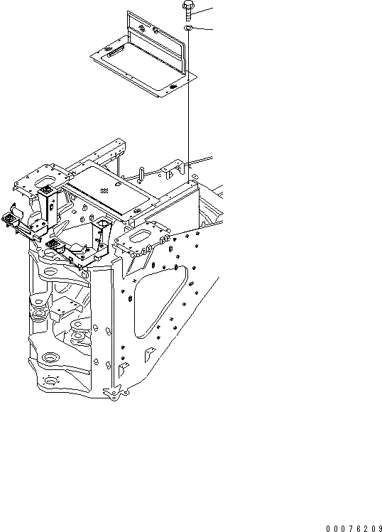 Схема запчастей Komatsu WA900-3 - ТОПЛИВН. БАК. (ЛЕСТНИЦА ЭЛЕМЕНТЫ КРЕПЛЕНИЯ)(№9-) ТОПЛИВН. БАК. AND КОМПОНЕНТЫ