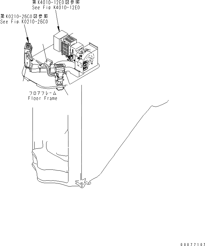 Схема запчастей Komatsu WA900-3 - КАБИНА (КОНДИЦ. ВОЗДУХА  COMPONENTS)(№9-) КАБИНА ОПЕРАТОРА И СИСТЕМА УПРАВЛЕНИЯ