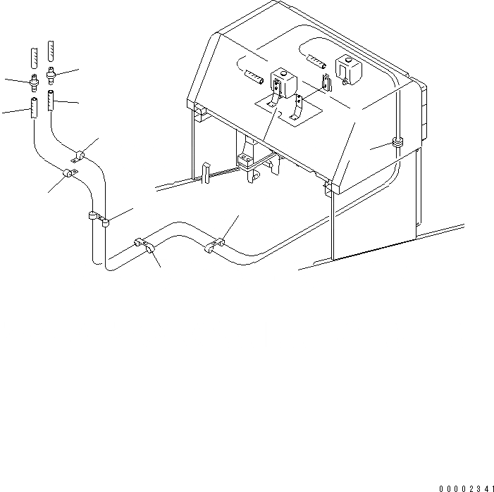 Схема запчастей Komatsu WA900-3 - ПОЛ SUB (ОМЫВАТЕЛЬ БАК)(№-9) КАБИНА ОПЕРАТОРА И СИСТЕМА УПРАВЛЕНИЯ