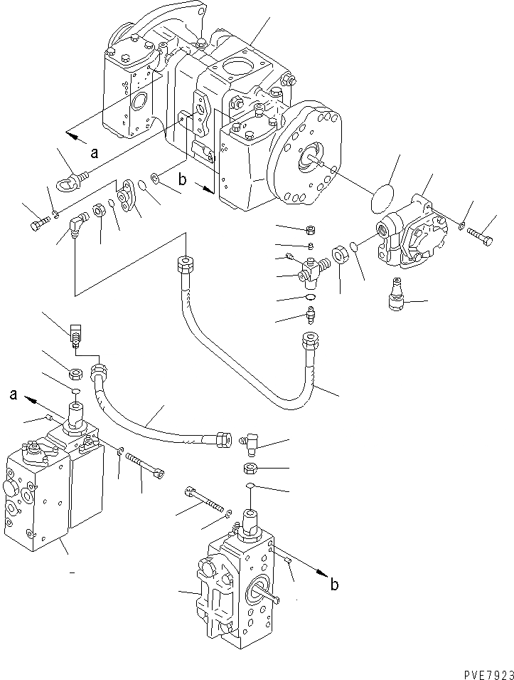 Схема запчастей Komatsu WA900-3 - ПОГРУЗ. НАСОС (/)(№-) ОСНОВН. КОМПОНЕНТЫ И РЕМКОМПЛЕКТЫ