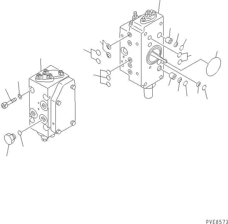 Схема запчастей Komatsu WA900-3 - ПЕРЕКЛЮЧАТЕЛЬ НАСОС (7/)(№-) ОСНОВН. КОМПОНЕНТЫ И РЕМКОМПЛЕКТЫ