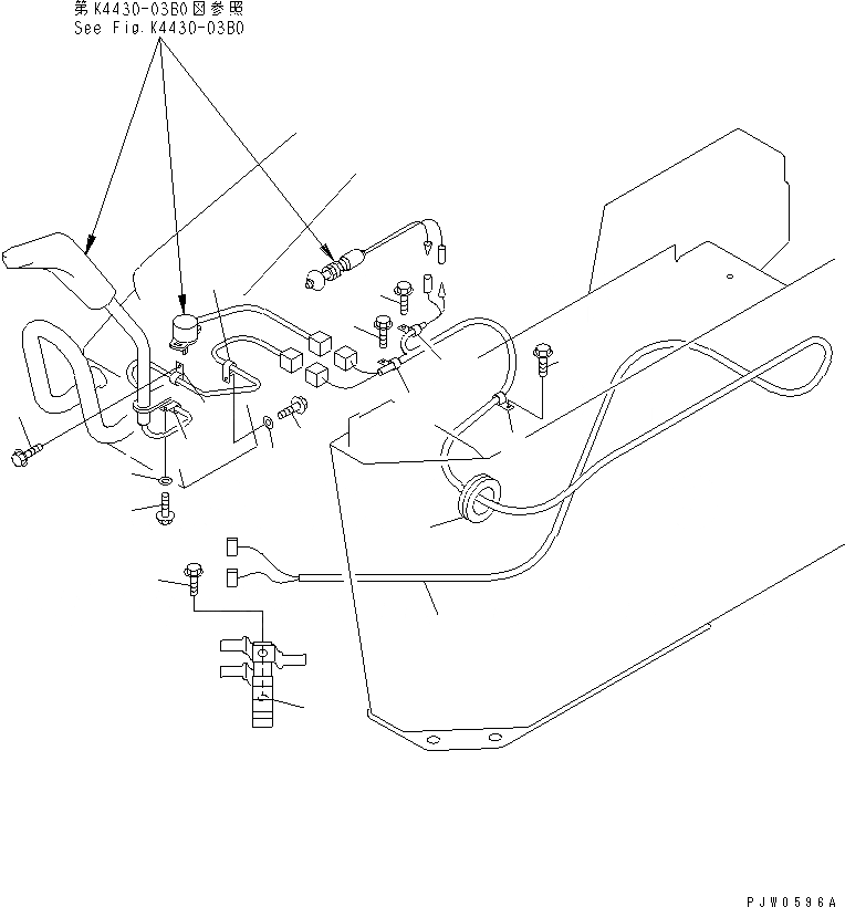 Схема запчастей Komatsu WA900-3 - ПОЛ SUB (Э/ПРОВОДКА) (С ADVANCED УПРАВЛ-Е ДЖОЙСТИКОМ)(№-) КАБИНА ОПЕРАТОРА И СИСТЕМА УПРАВЛЕНИЯ