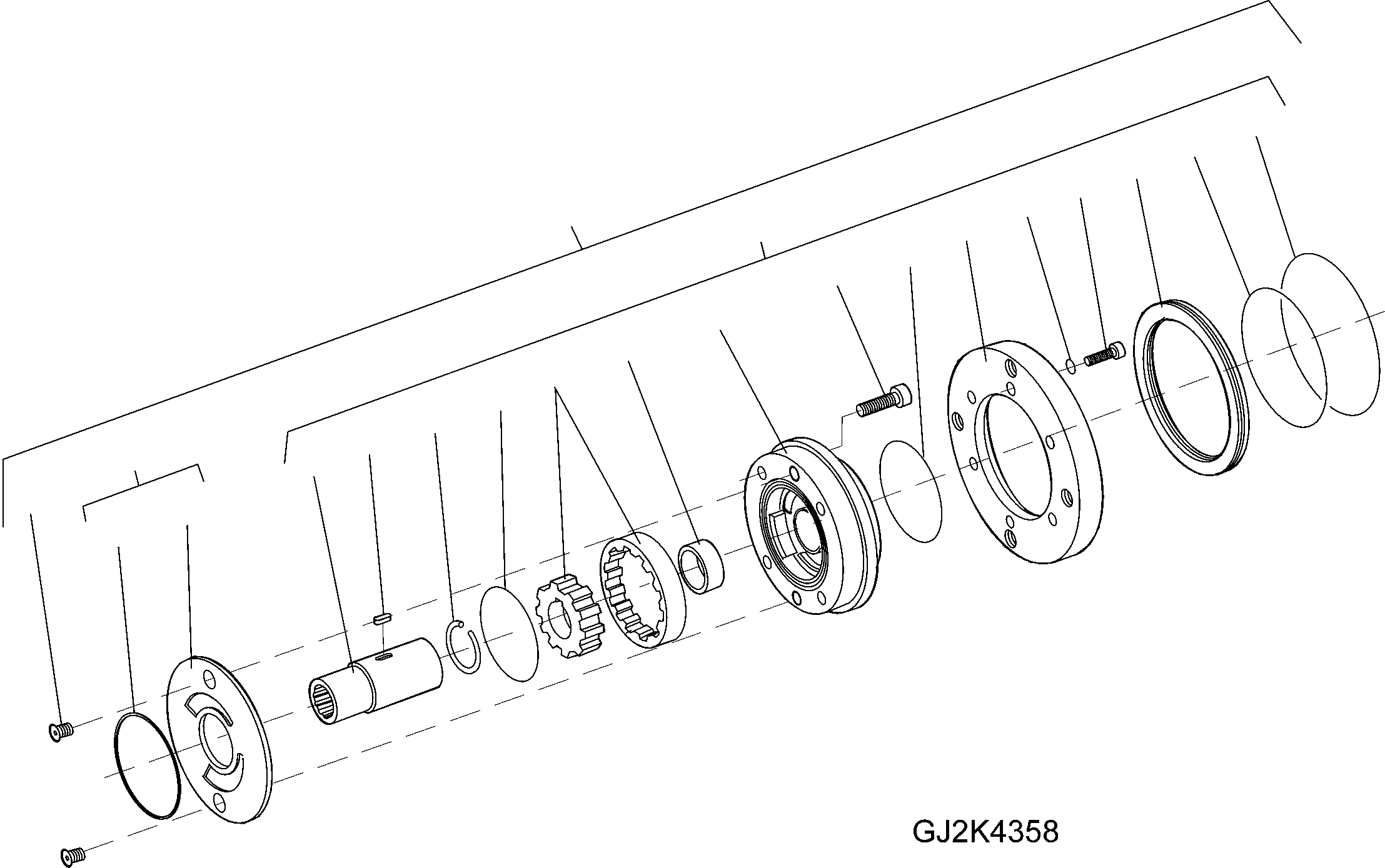 Схема запчастей Komatsu WA90-5 30 km - AXIAL ПОРШЕНЬ НАСОС AXIAL ПОРШЕНЬ НАСОС