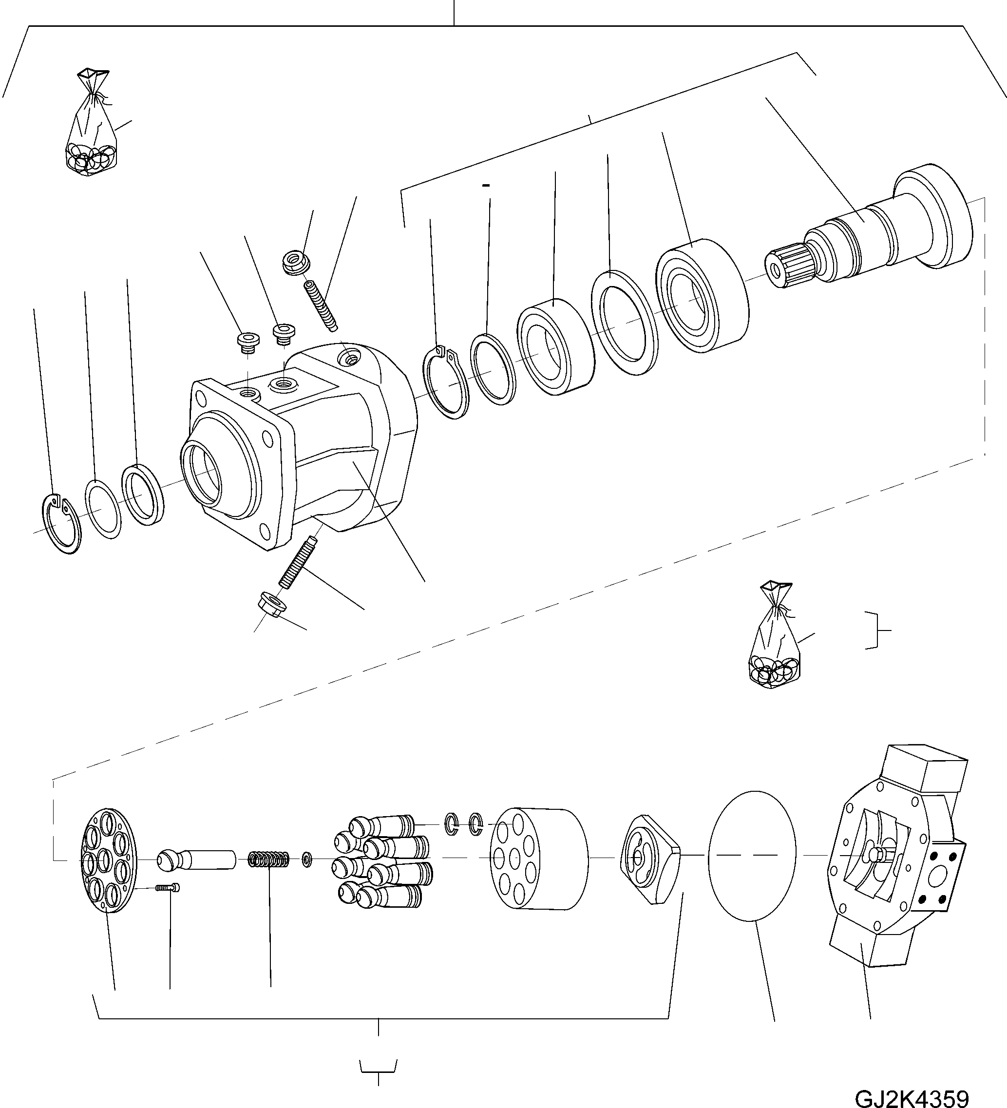 Схема запчастей Komatsu WA90-5 30 km - AXIAL ПОРШЕНЬ ДВИГАТЕЛЬ ТРАНСМИССИЯ, КРЕСТОВИНА