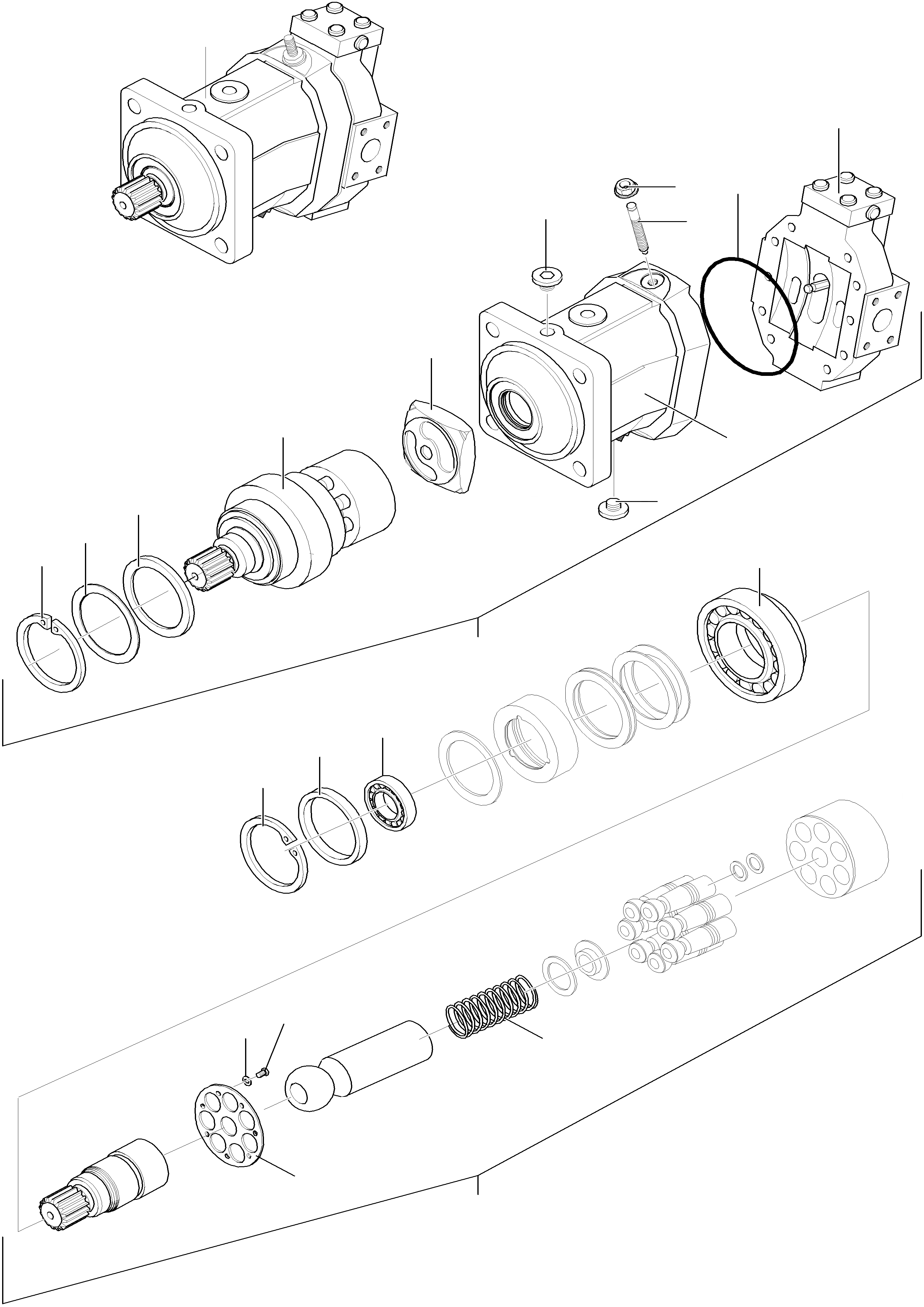 Схема запчастей Komatsu WA90-3 - AXIAL ПОРШЕНЬ ДВИГАТЕЛЬ ТРАНСМИССИЯ, КРЕСТОВИНА