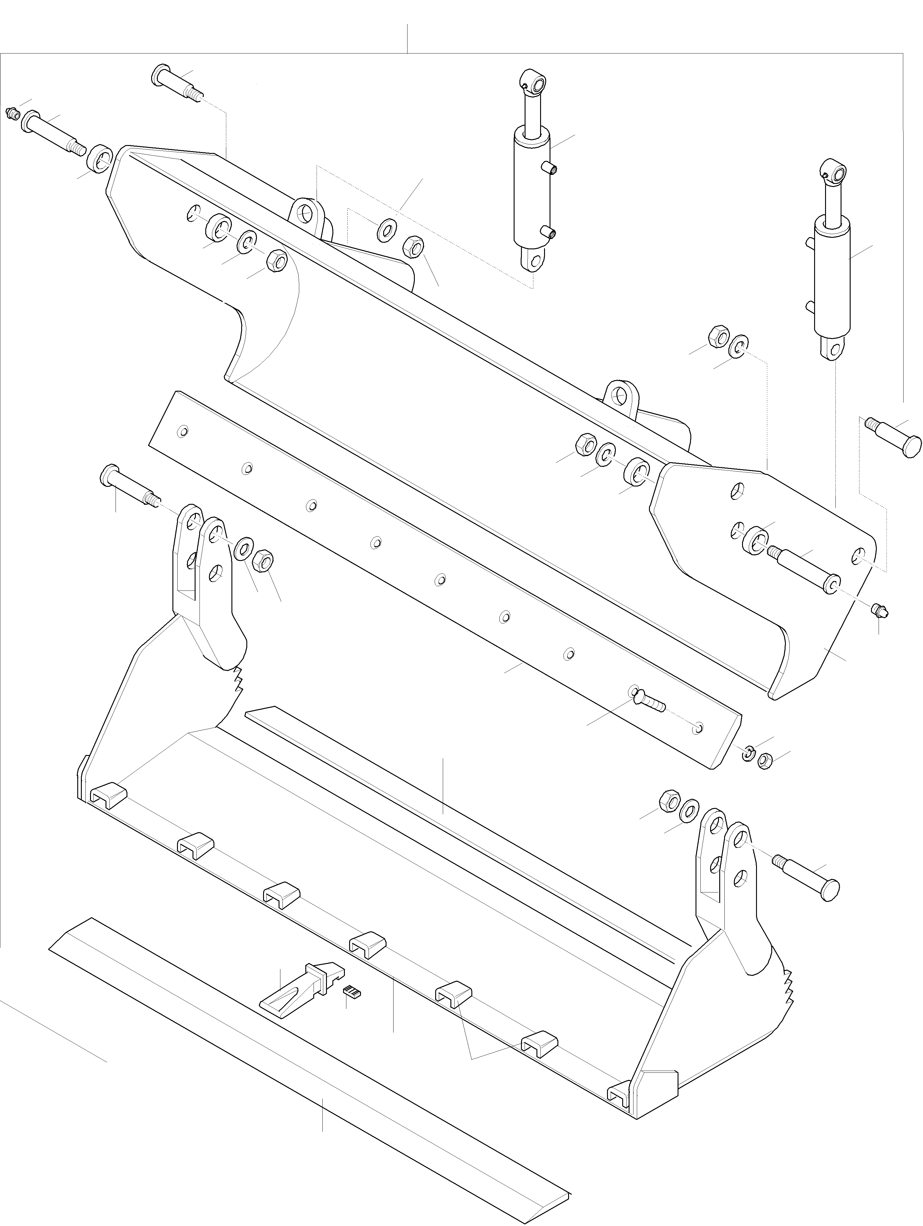 Схема запчастей Komatsu WA90-3 - GRAB КОВШ ОБОРУД-Е