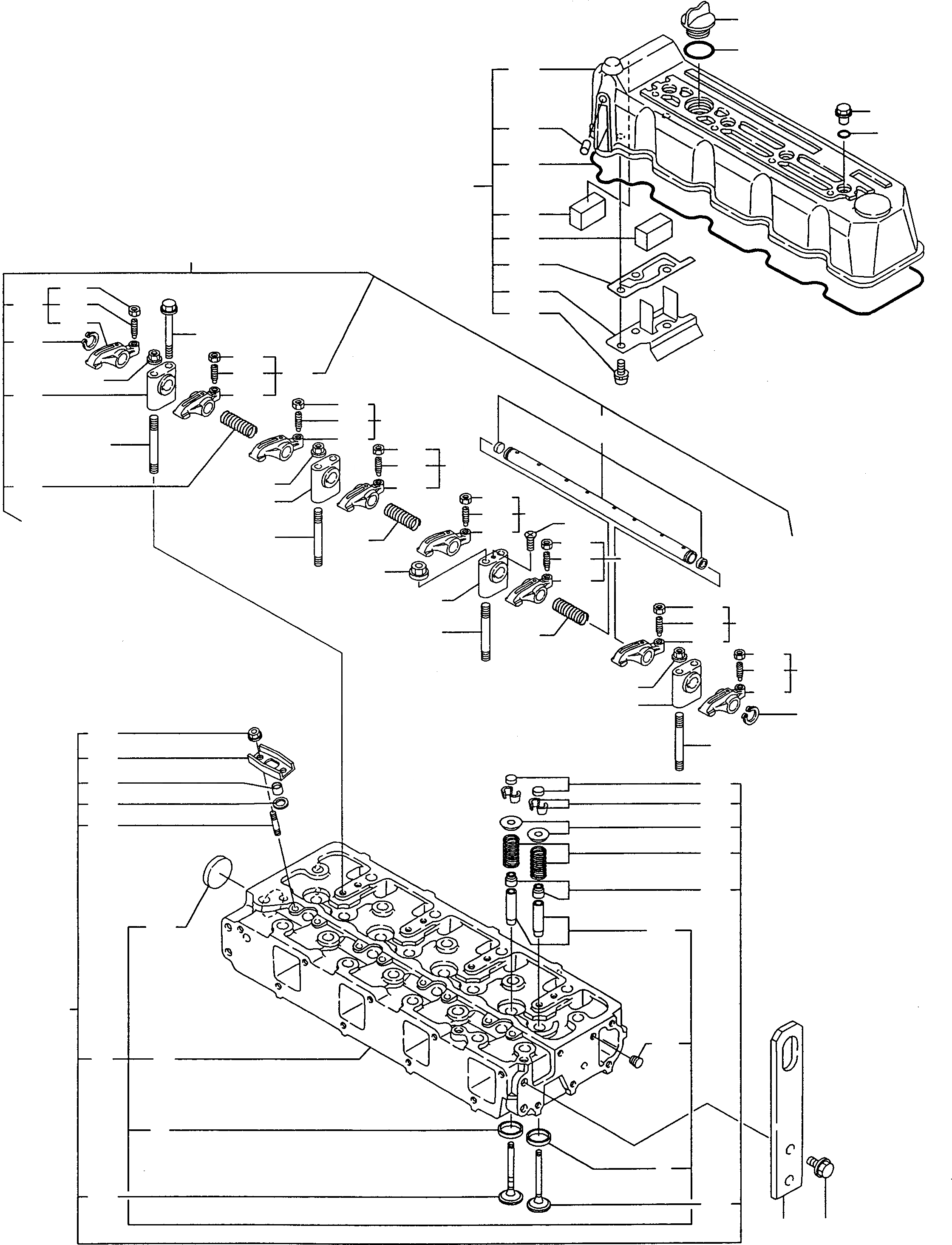 Схема запчастей Komatsu WA90-3 - ГОЛОВКА ЦИЛИНДРОВ И ATTACHING ЧАСТИ ДВИГАТЕЛЬ, КРЕПЛЕНИЕ ДВИГАТЕЛЯ