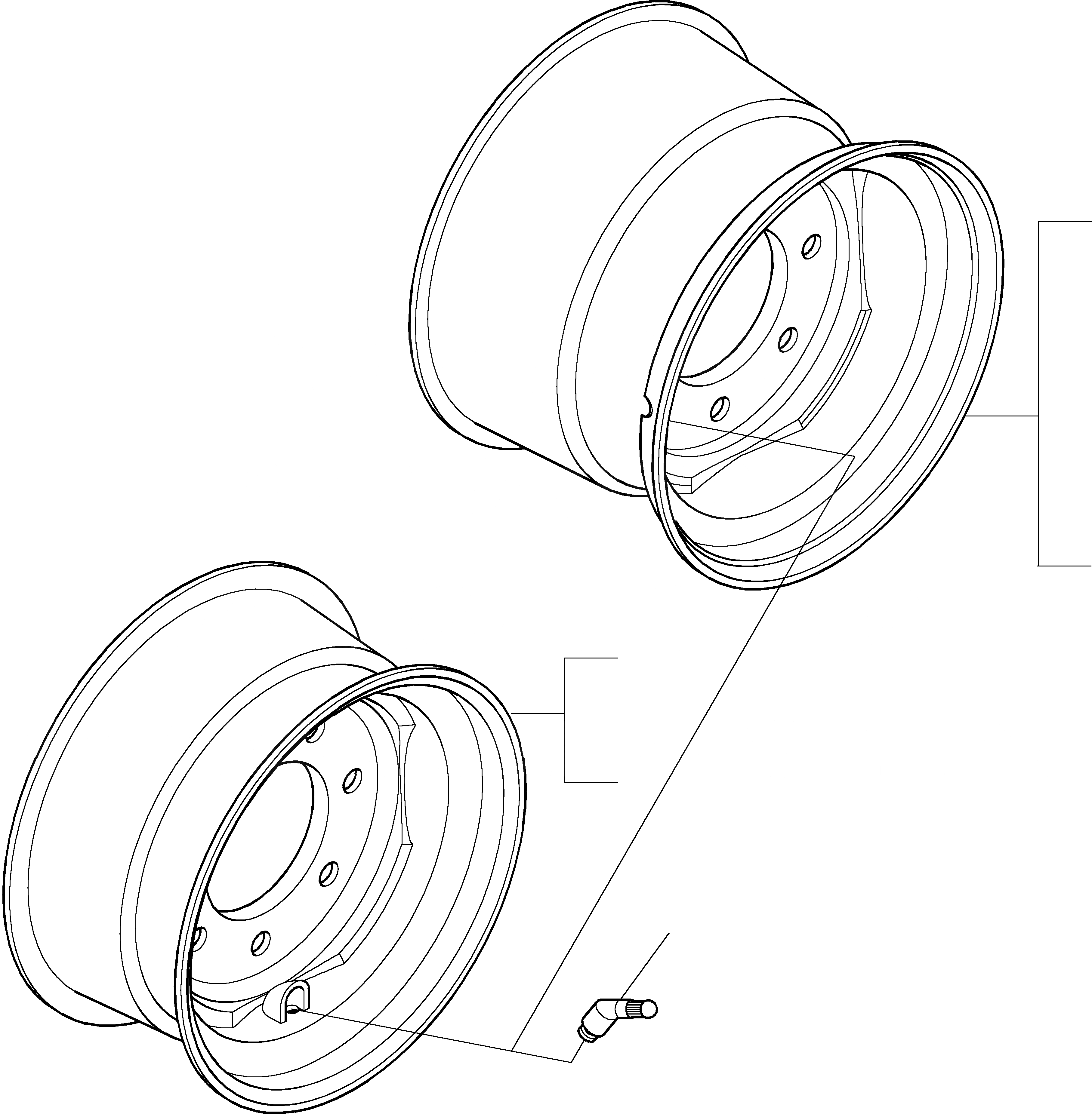 Схема запчастей Komatsu WA90-3 - DISC КОЛЕСА DISC КОЛЕСА, ЦЕПЬ