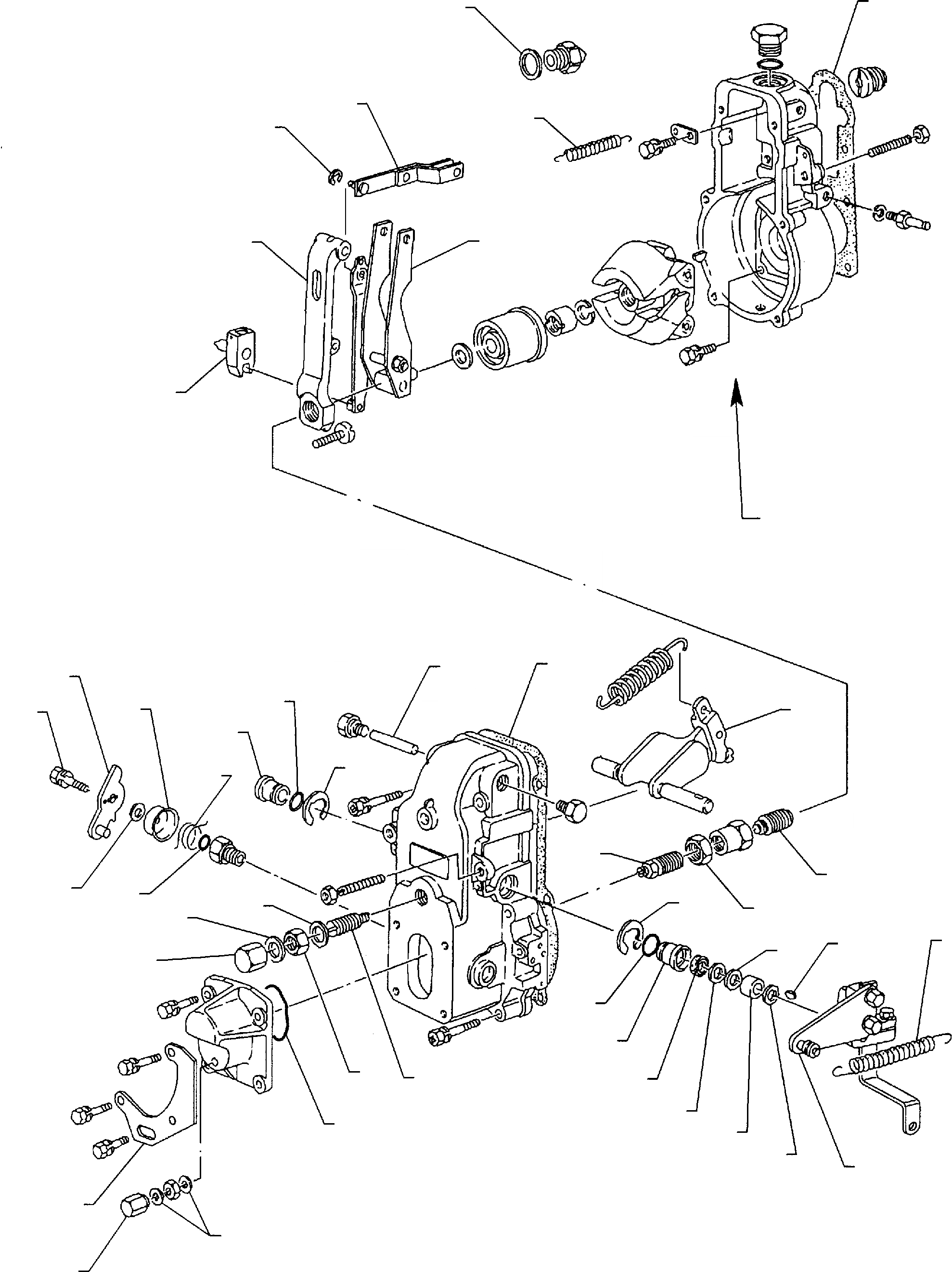 Схема запчастей Komatsu WB140-2 - РЕГУЛЯТОР (/) (ASPIRATED ДВИГАТЕЛЬ) ДВИГАТЕЛЬ