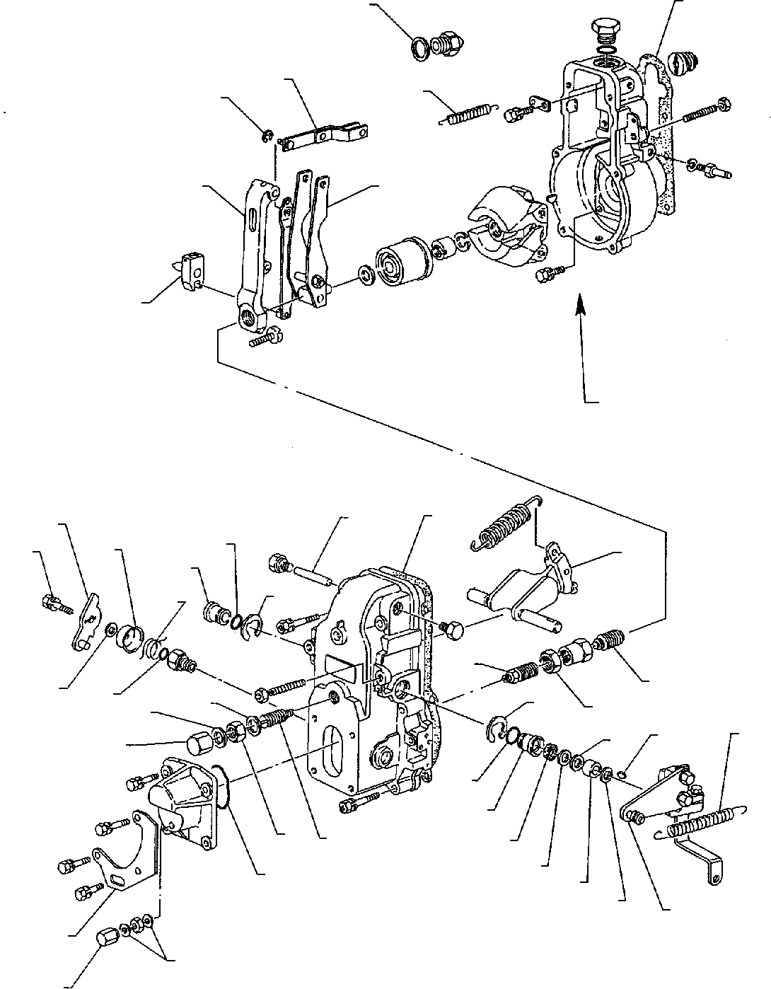 Схема запчастей Komatsu WB140-2 - РЕГУЛЯТОР (/) (ASPIRATED ДВИГАТЕЛЬ) ДВИГАТЕЛЬ