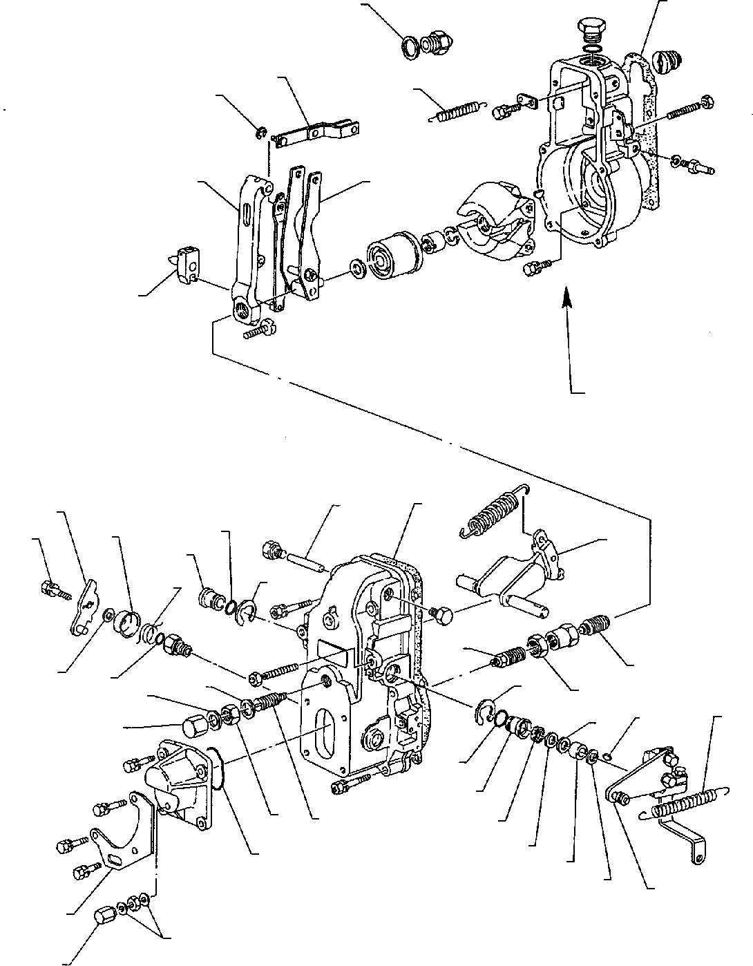 Схема запчастей Komatsu WB140-2 - РЕГУЛЯТОР (/) (ASPIRATED ДВИГАТЕЛЬ) ДВИГАТЕЛЬ