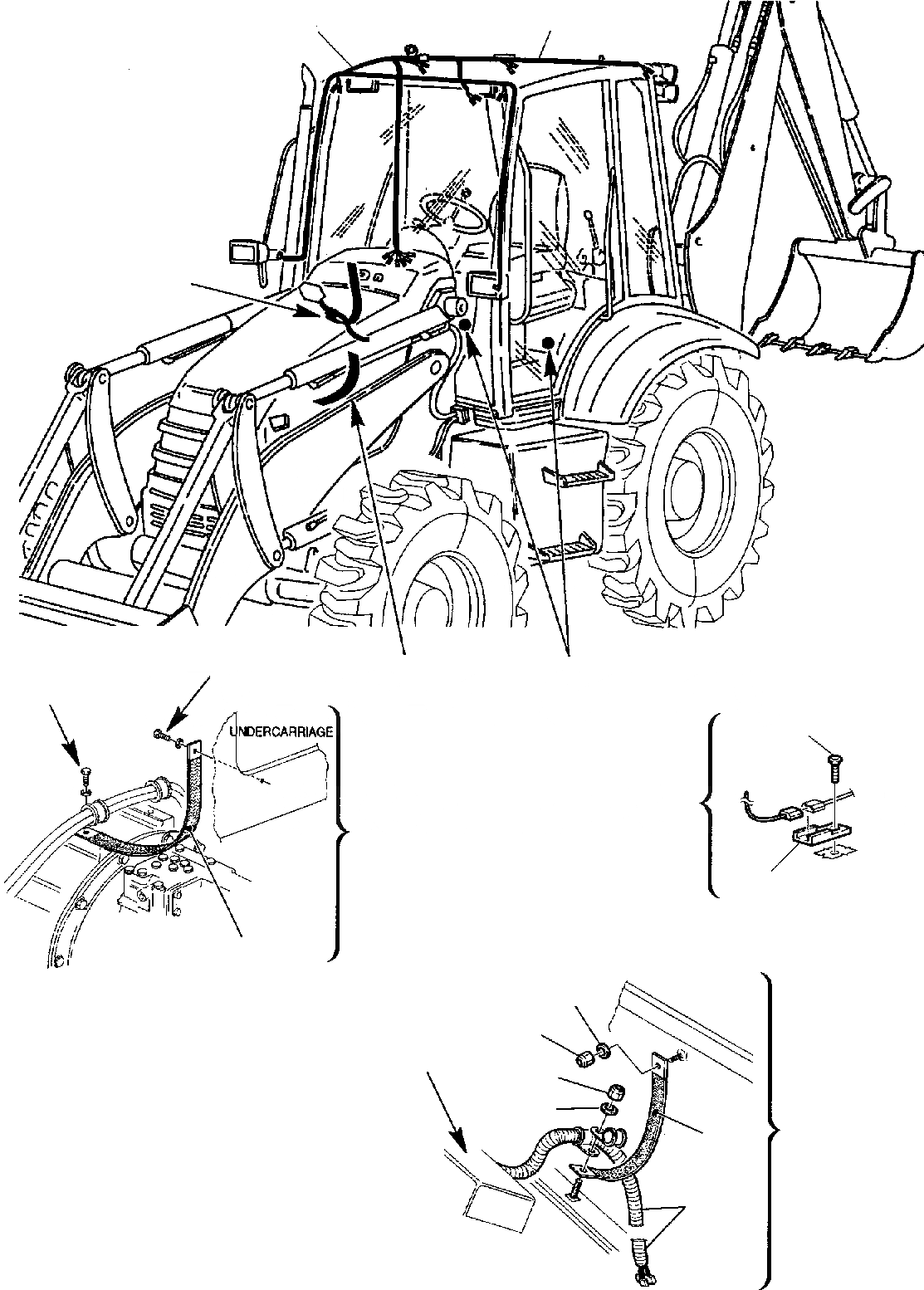 Схема запчастей Komatsu WB140-2 - ЭЛЕКТРИКА (/) КОМПОНЕНТЫ ДВИГАТЕЛЯ И ЭЛЕКТРИКА