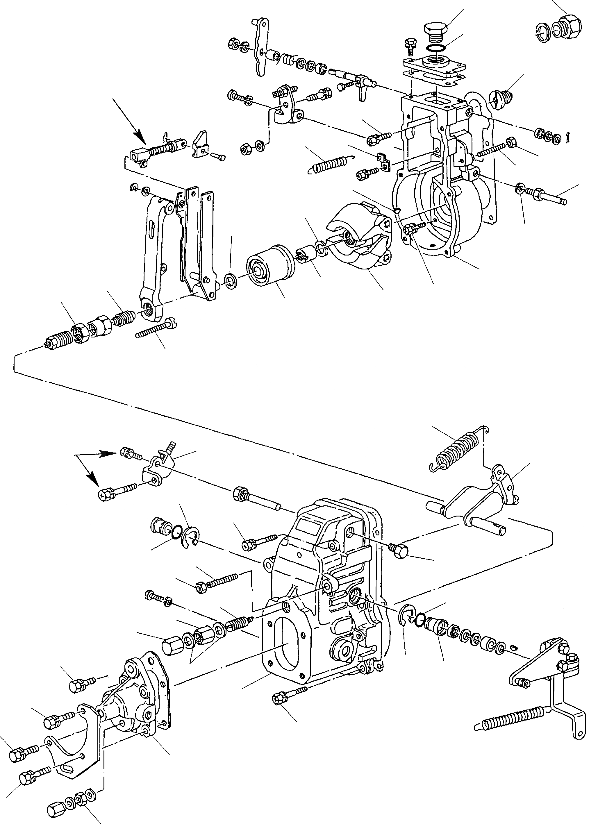 Схема запчастей Komatsu WB150-2 - РЕГУЛЯТОР (/) ДВИГАТЕЛЬ