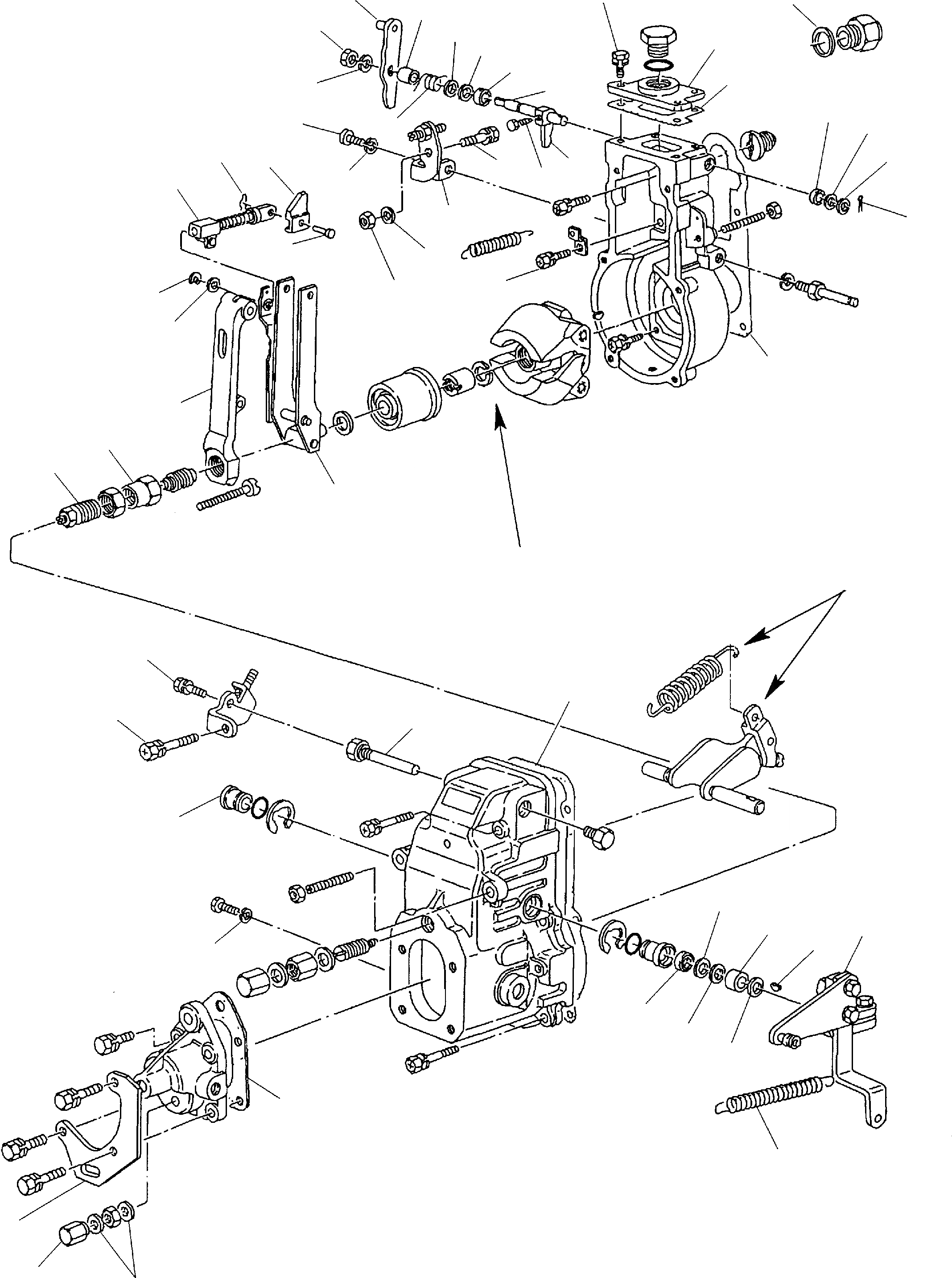 Схема запчастей Komatsu WB150-2 - РЕГУЛЯТОР (/) ДВИГАТЕЛЬ