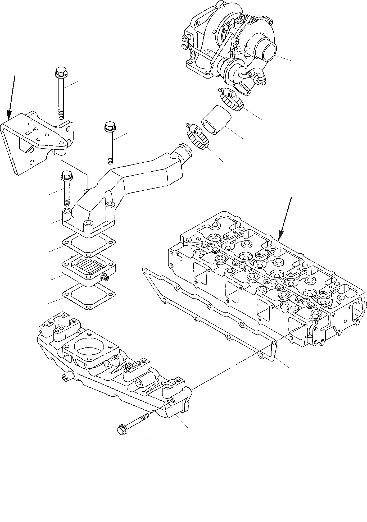 Схема запчастей Komatsu WB150WSC-2 - ВСАСЫВАЮЩ. ПАТРУБОК ДВИГАТЕЛЬ