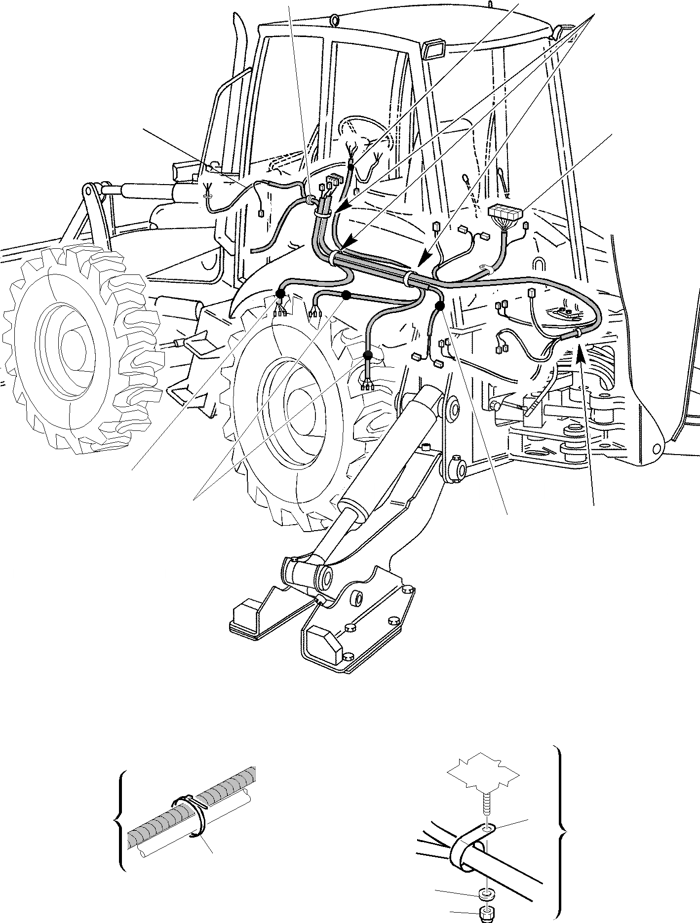 Схема запчастей Komatsu WB150WSC-2 - ЭЛЕКТРИКА (/7) КОМПОНЕНТЫ ДВИГАТЕЛЯ И ЭЛЕКТРИКА