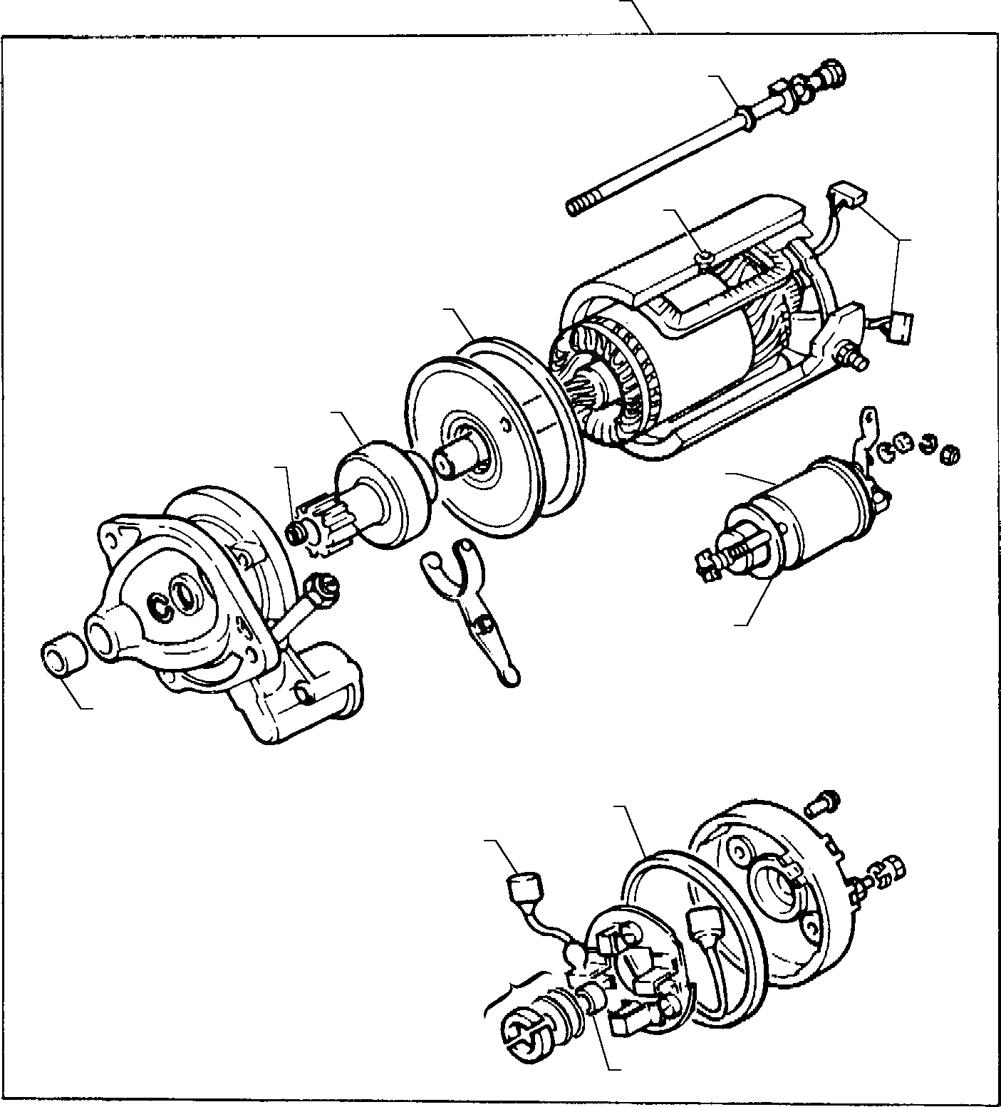 Схема запчастей Komatsu WB91R-1 WB93R-1 - СТАРТЕР (TURBO ДВИГАТЕЛЬ) ГОЛОВКА ЦИЛИНДРОВ