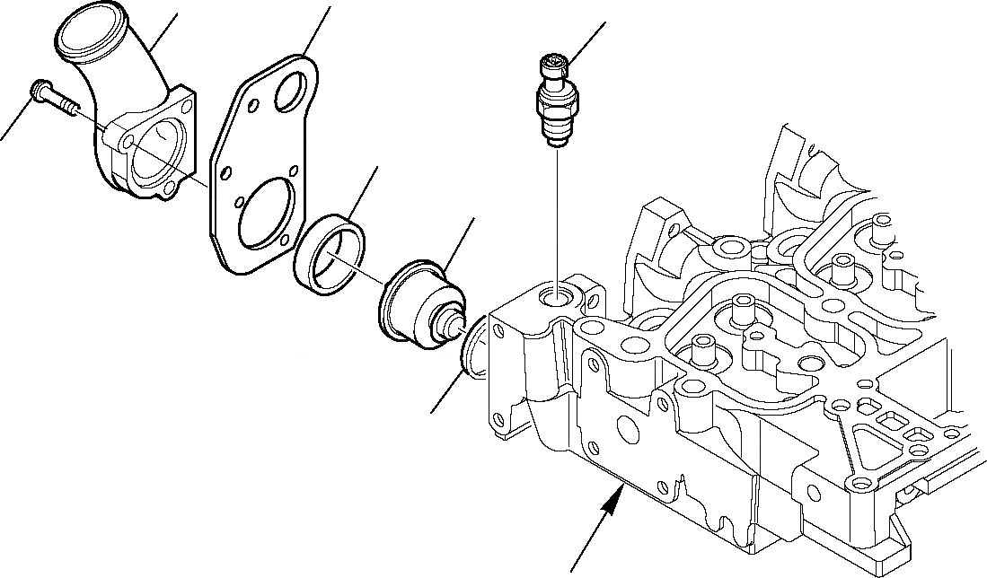 Схема запчастей Komatsu WB91R-5E0 - TEMPERATURE РЕГУЛЯТОР ДВИГАТЕЛЬ