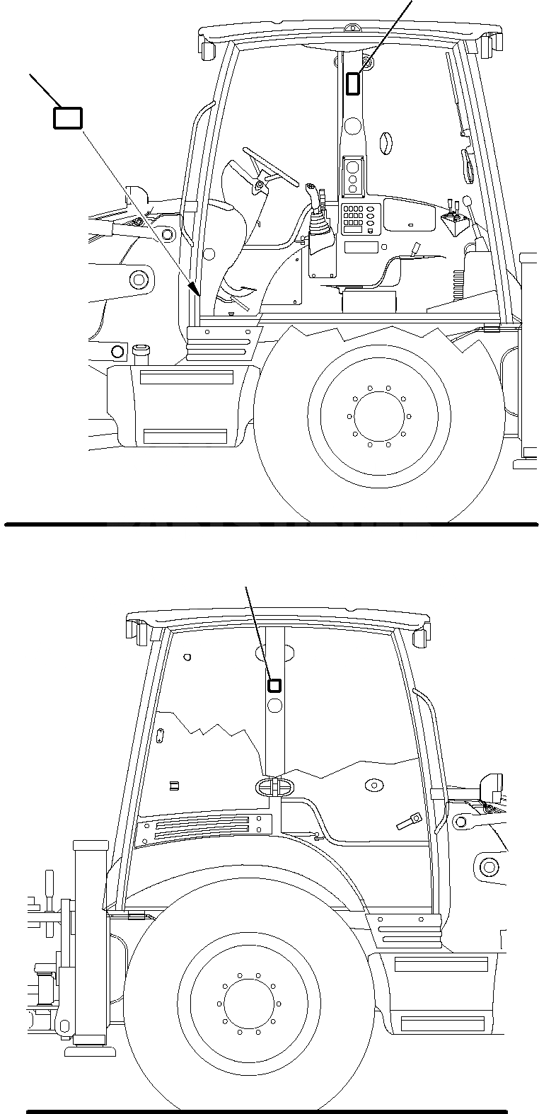 Схема запчастей Komatsu WB91R-5E0 - МАРКИРОВКА (ИСПАНИЯ ВЕРСИЯ) МАРКИРОВКА