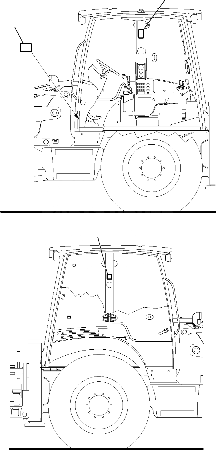 Схема запчастей Komatsu WB93R-5 - МАРКИРОВКА (FRANCE ВЕРСИЯ) МАРКИРОВКА