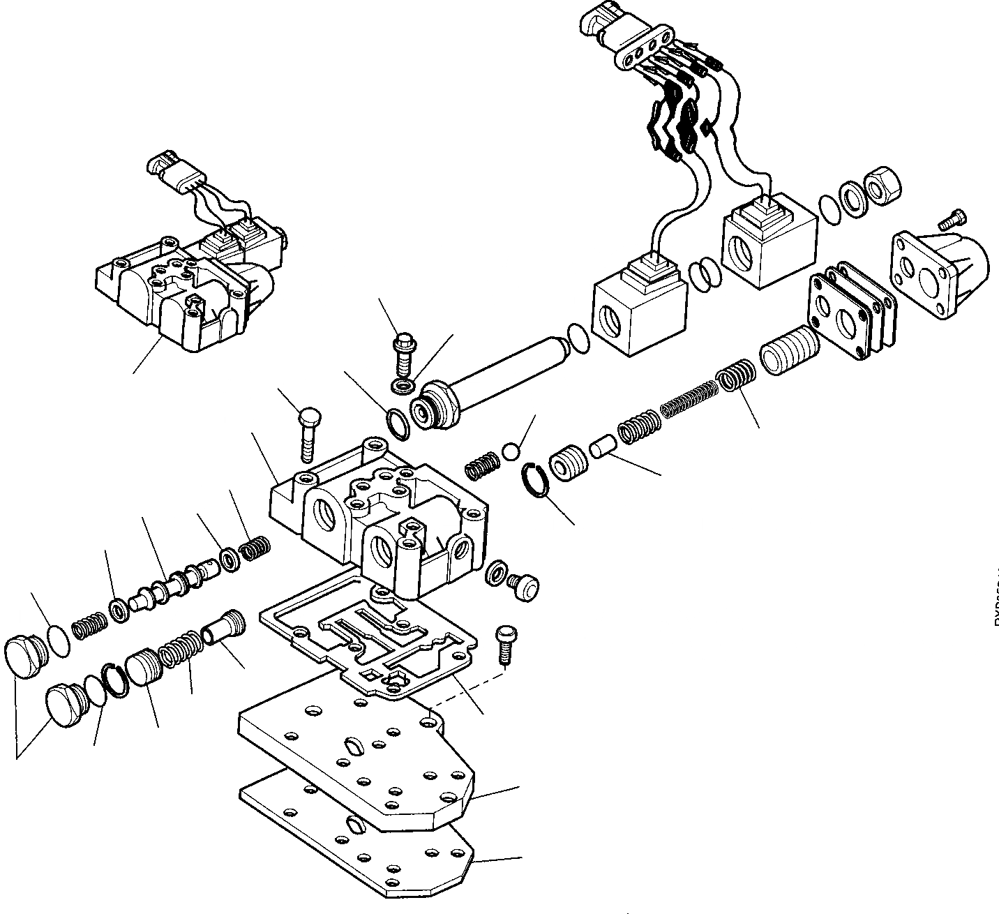 Схема запчастей Komatsu WB93R-2 - ТРАНСМИССИЯ (WD) (9/) РАМА