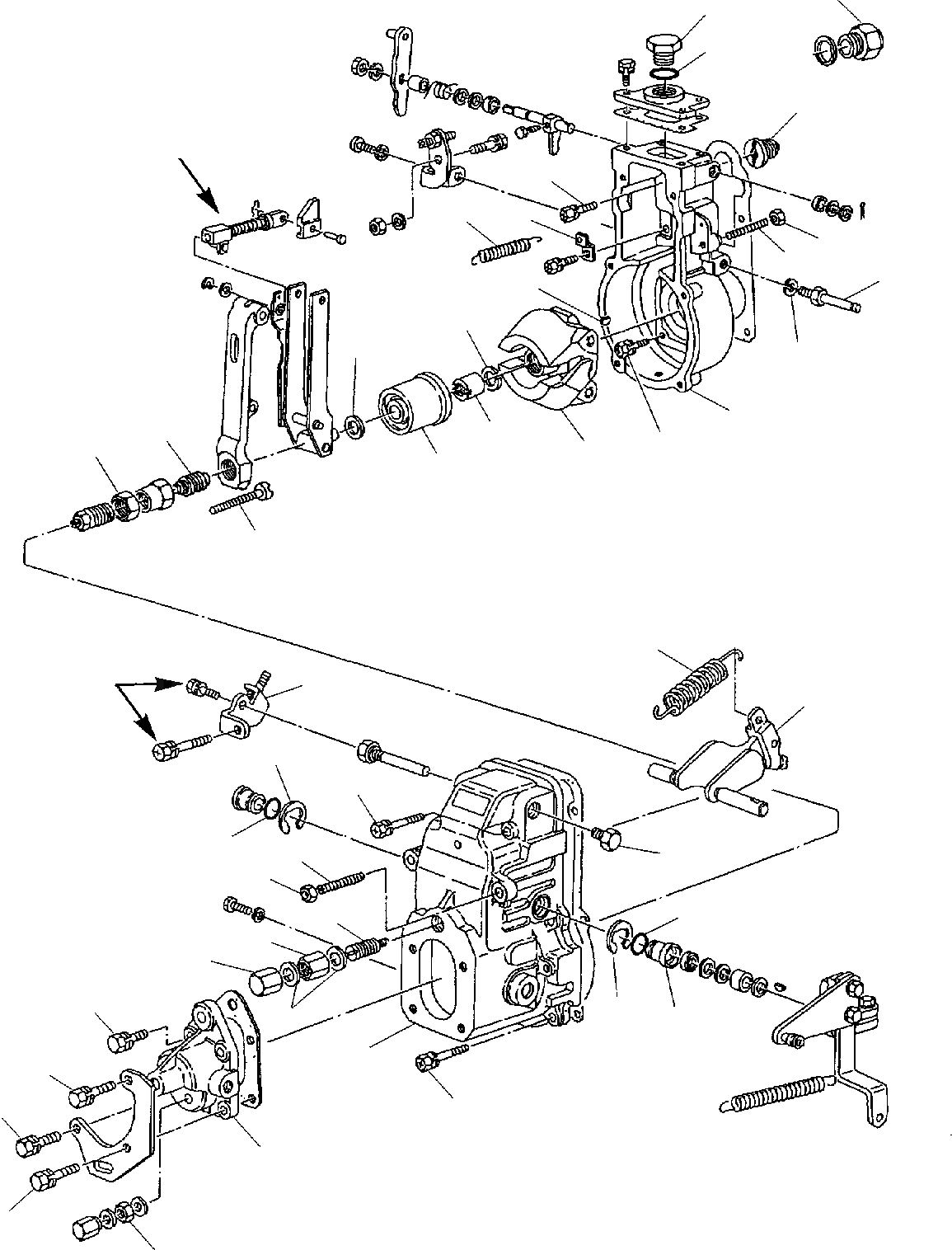 Схема запчастей Komatsu WB93R-2 - РЕГУЛЯТОР (/) ДВИГАТЕЛЬ