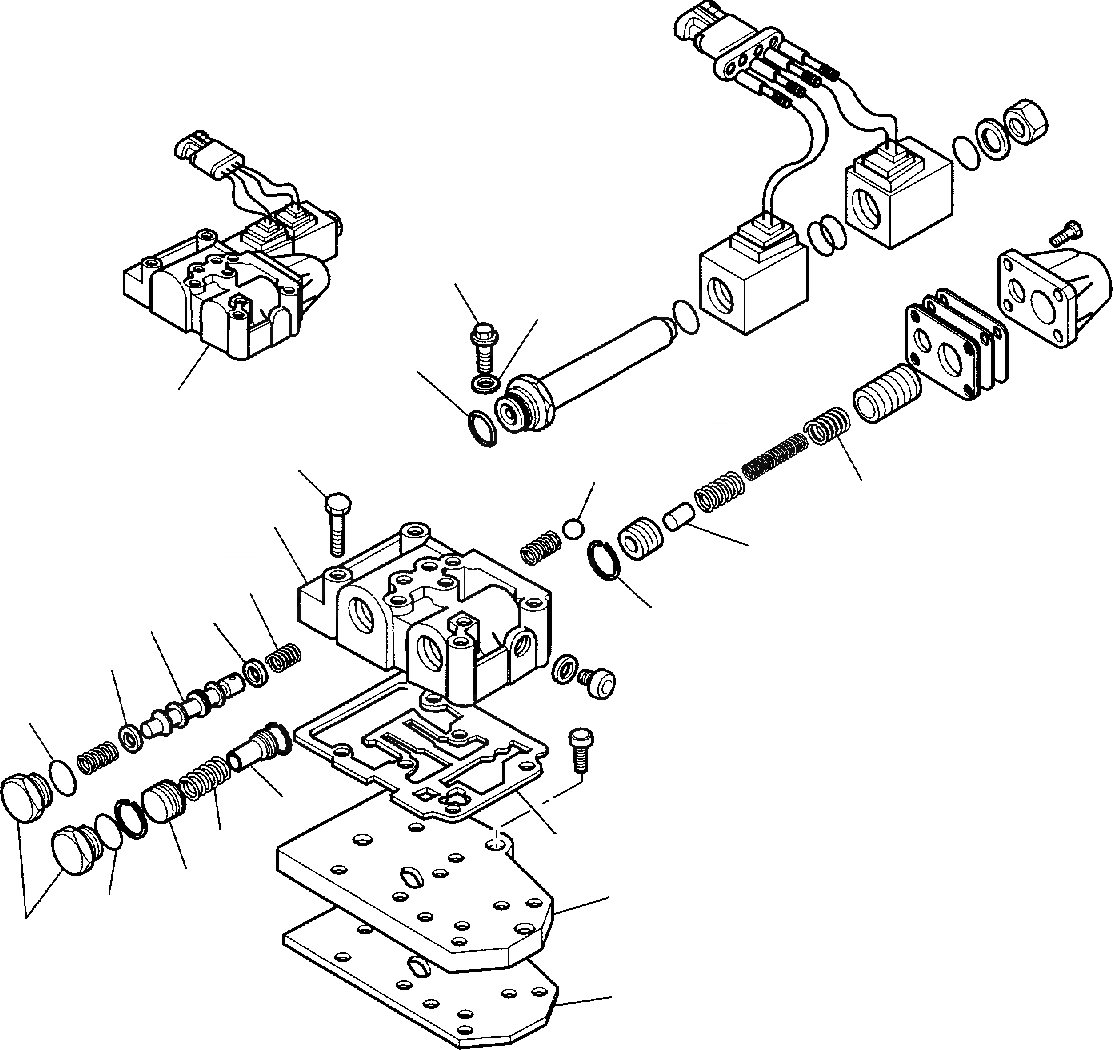 Схема запчастей Komatsu WB93R-2 - ТРАНСМИССИЯ (WD) (9/) РАМА