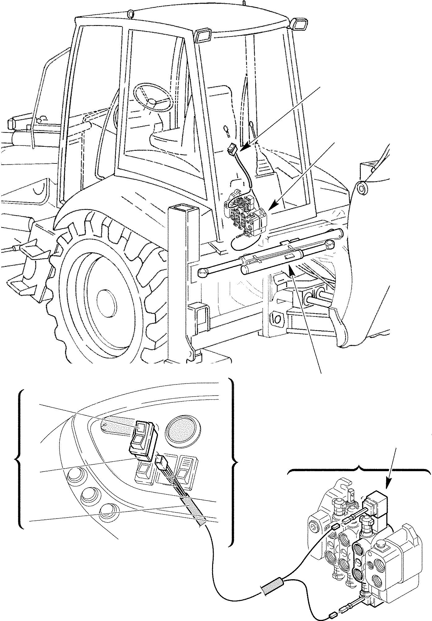 Схема запчастей Komatsu WB93R-2 - УПРАВЛЯЮЩ. КЛАПАН (ГИДРАВЛ СДВИЖНАЯ ПАНЕЛЬ) (ОПЦИОНН.) ГИДРАВЛИКА РАБОЧЕЕ ОБОРУДОВАНИЕ