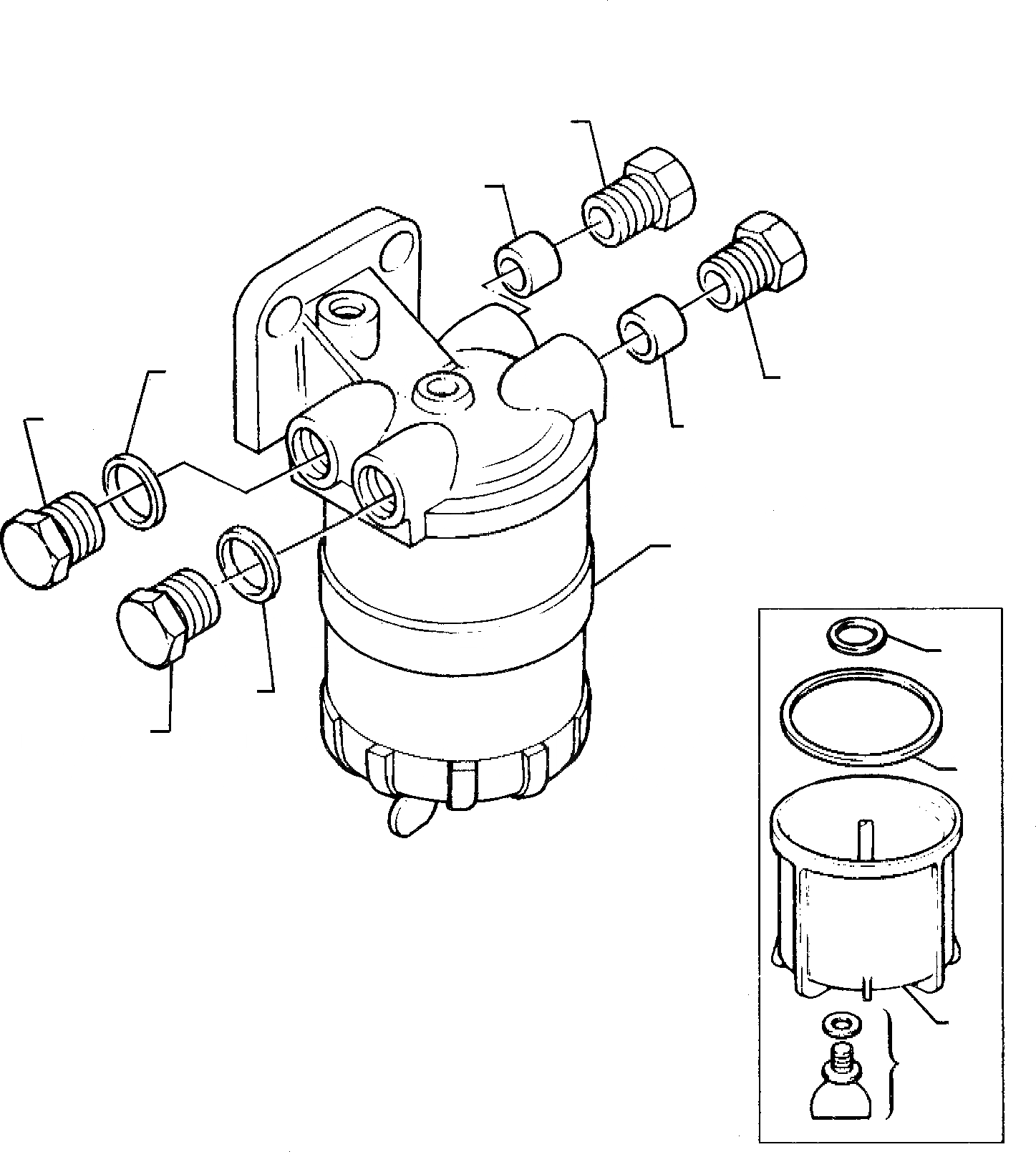 Схема запчастей Komatsu WB95R-1 WB97R-1 - DECANTER (ASPIRATED ДВИГАТЕЛЬ) ГОЛОВКА ЦИЛИНДРОВ