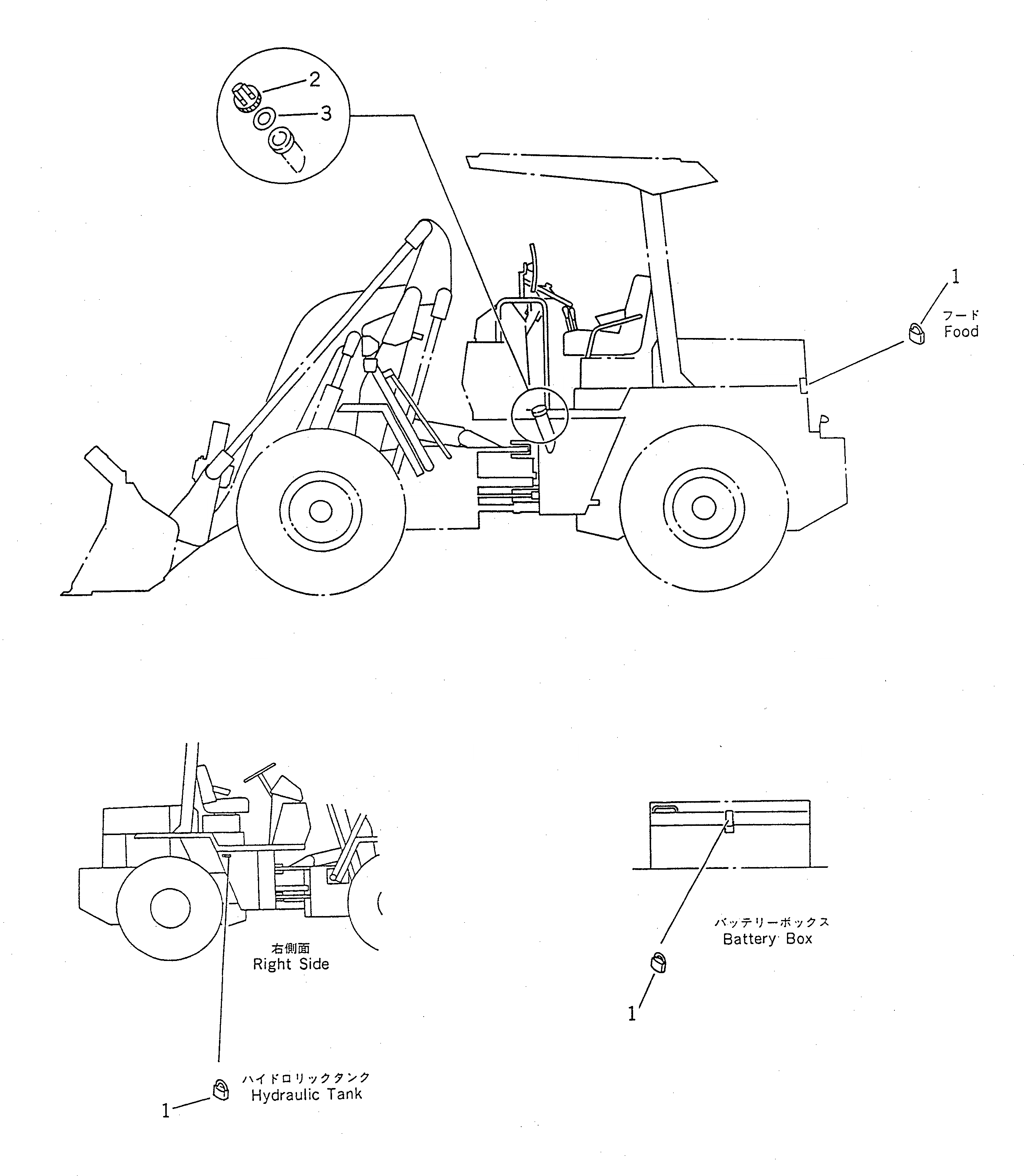 Схема запчастей Komatsu WR8-1 - ЗАЩИТА ОТ ВАНДАЛИЗМА РАМА И ЧАСТИ КОРПУСА