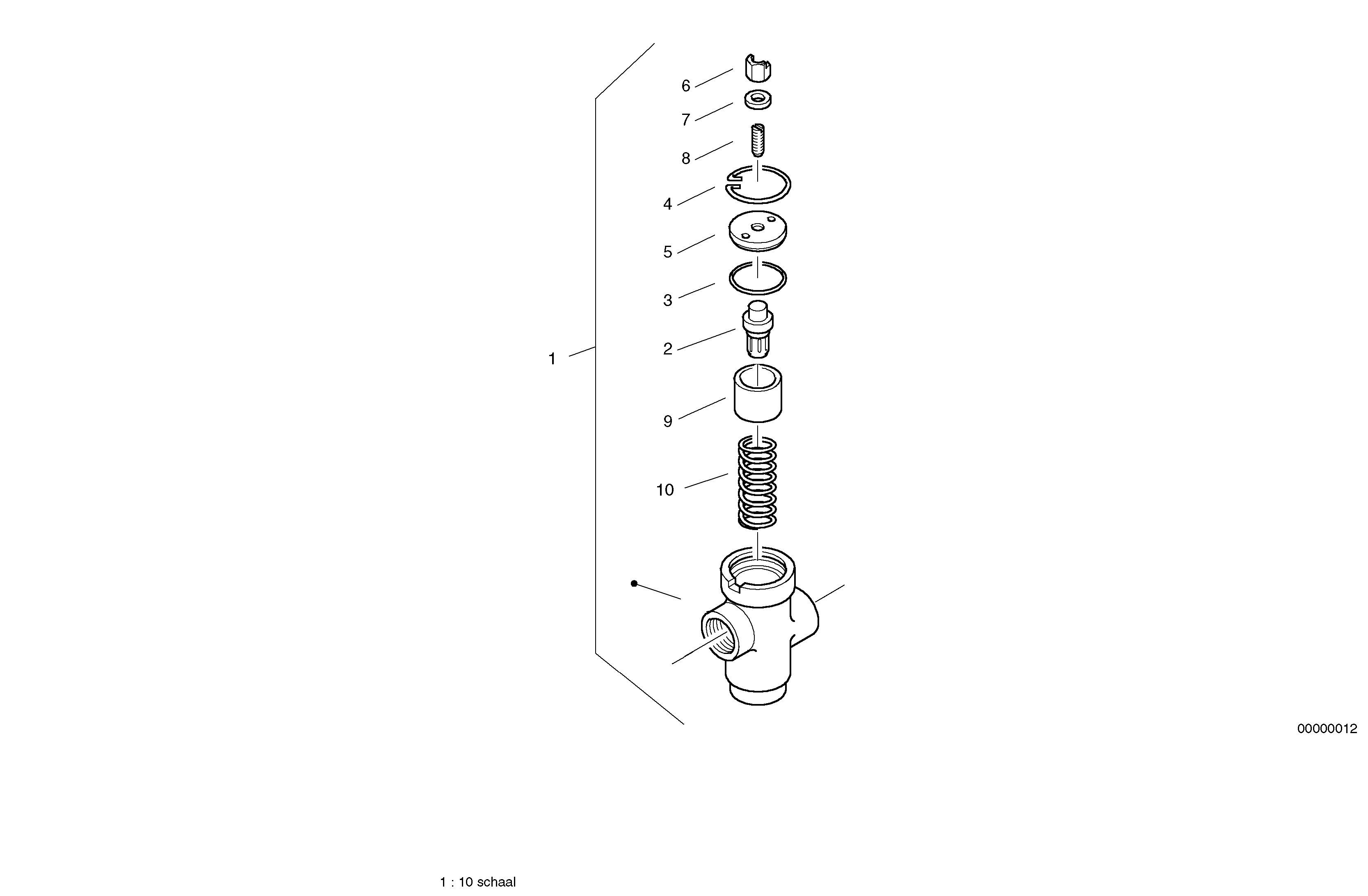 Схема запчастей Volvo L35 TYPE 186, 188, 189 SER NO - 2200 - 13742 Temperature-regulator 