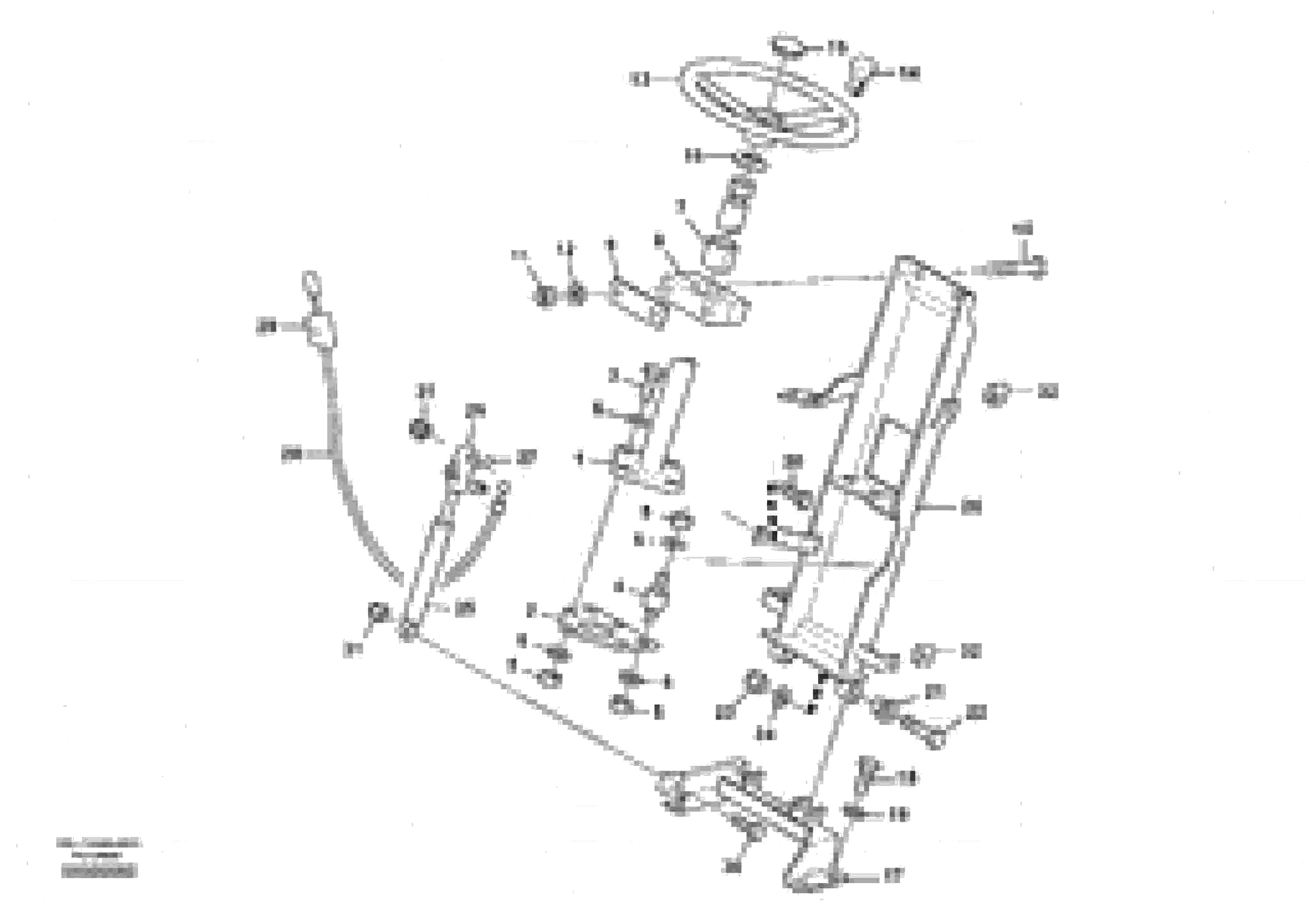 Схема запчастей Volvo L40 TYPE 191, 192 SER NO - 1000 - 17604 Steering assembly 