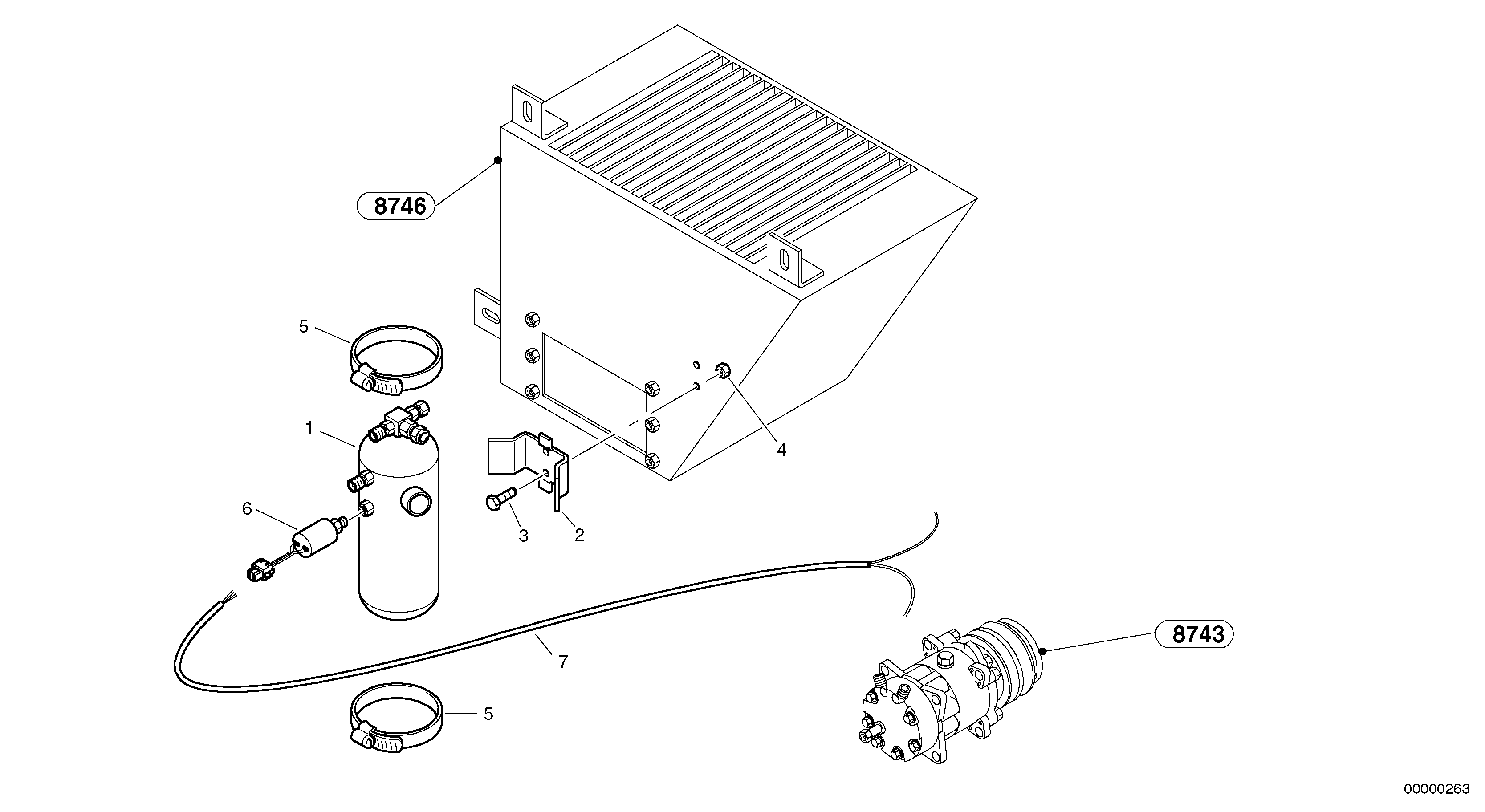 Схема запчастей Volvo L40 TYPE 191, 192 SER NO - 1000 - 31588 Dryer 