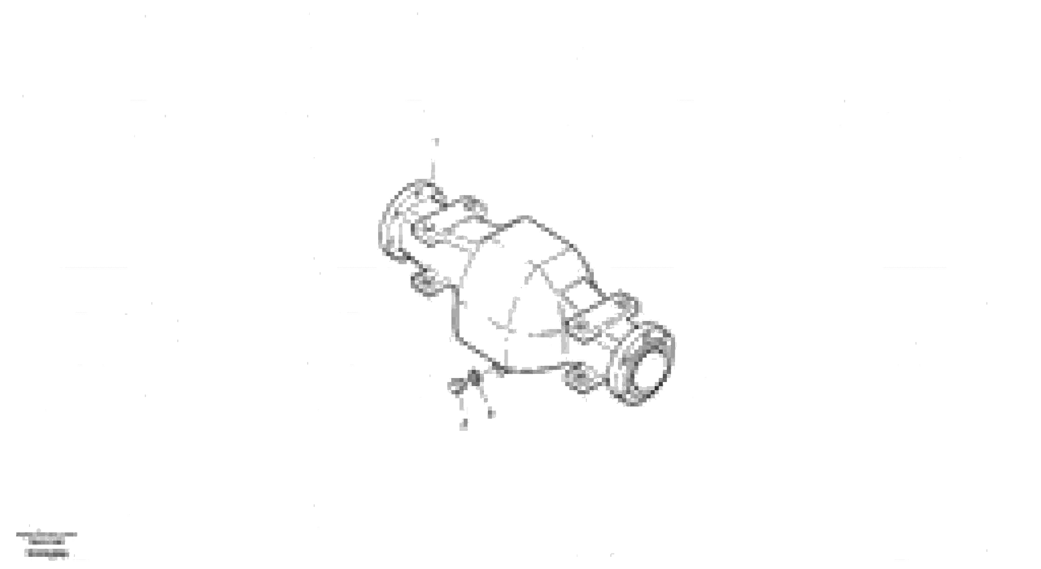 Схема запчастей Volvo ZL302C SER NO 2404001 - - 31970 Housing - front axle 