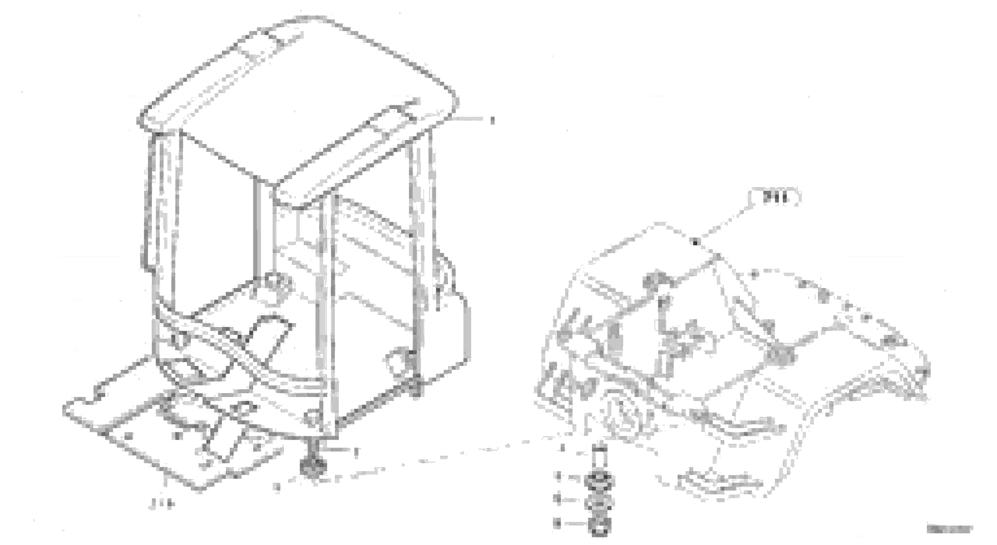 Схема запчастей Volvo L32B TYPE 184 - 9029 Drivers cab framework 