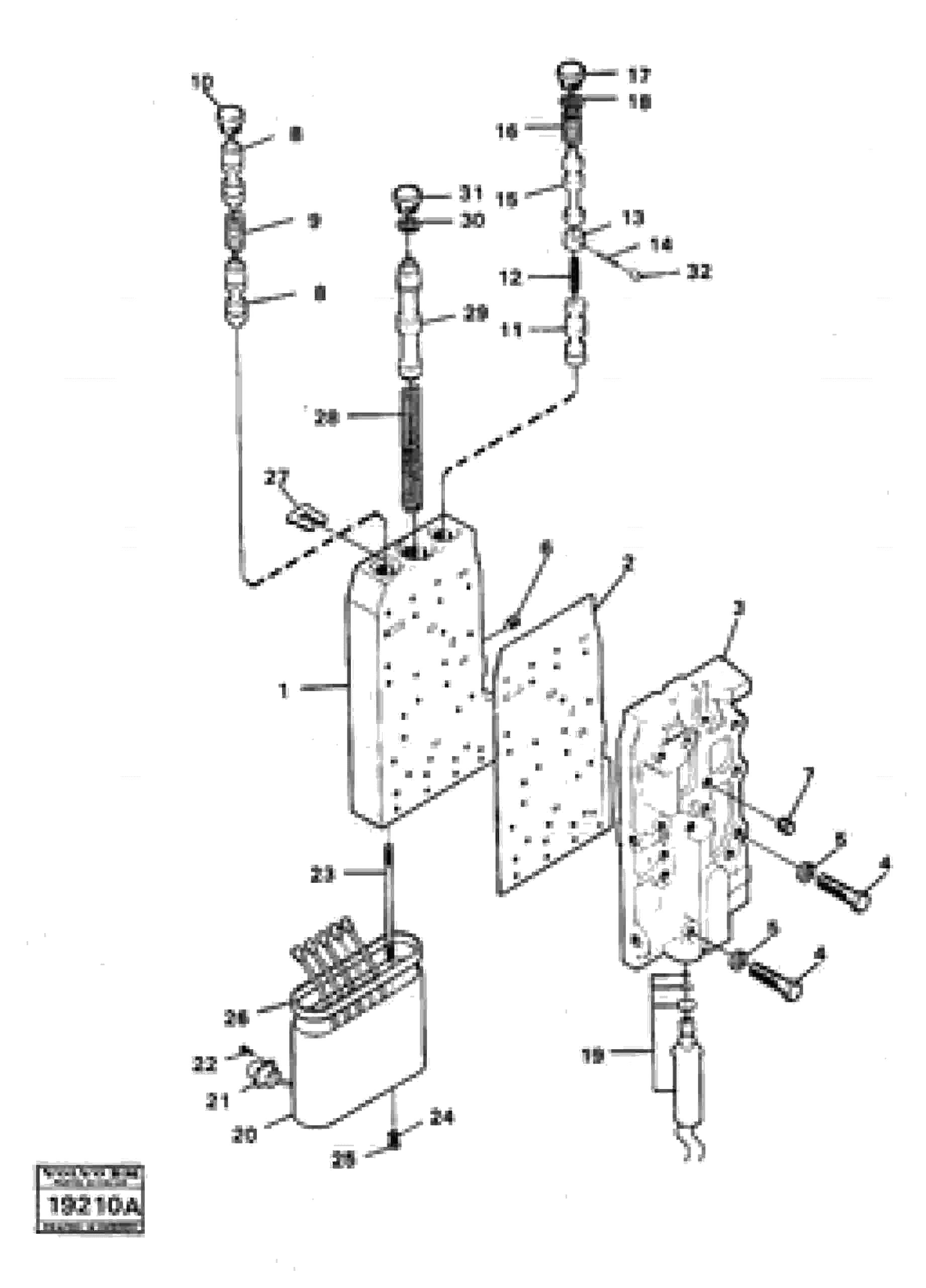 Схема запчастей Volvo L30 - 51991 Valves L30 L30