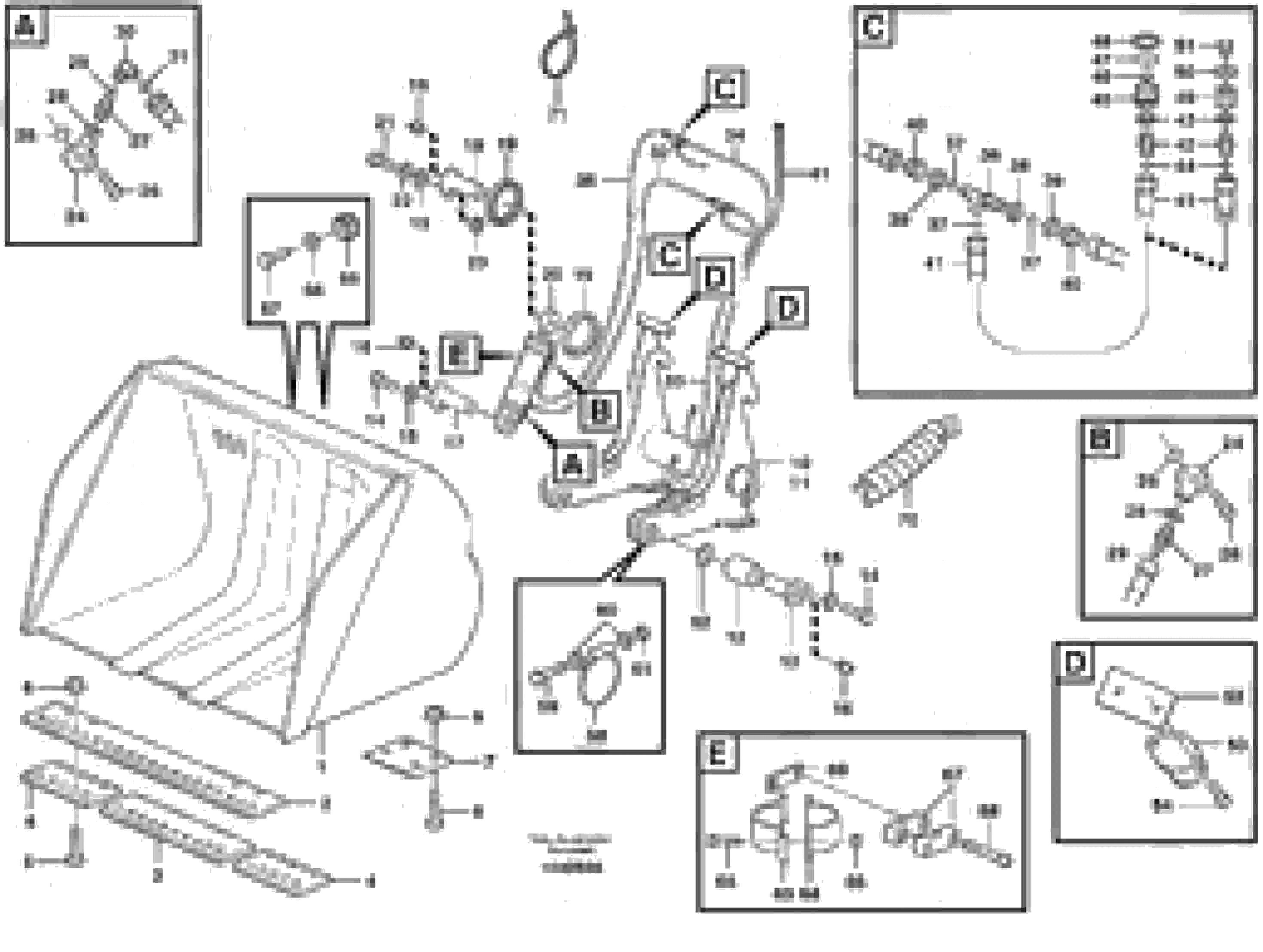 Схема запчастей Volvo L30 - 27819 High-tipping bucket ATTACHMENTS ATTACHMENTS BUCKETS