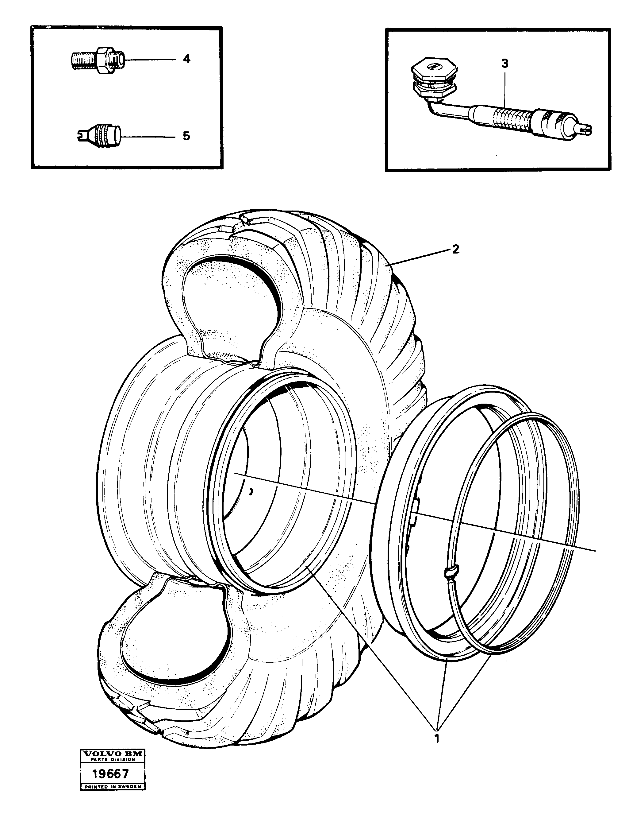 Схема запчастей Volvo L30 - 652 Wheel L30 L30