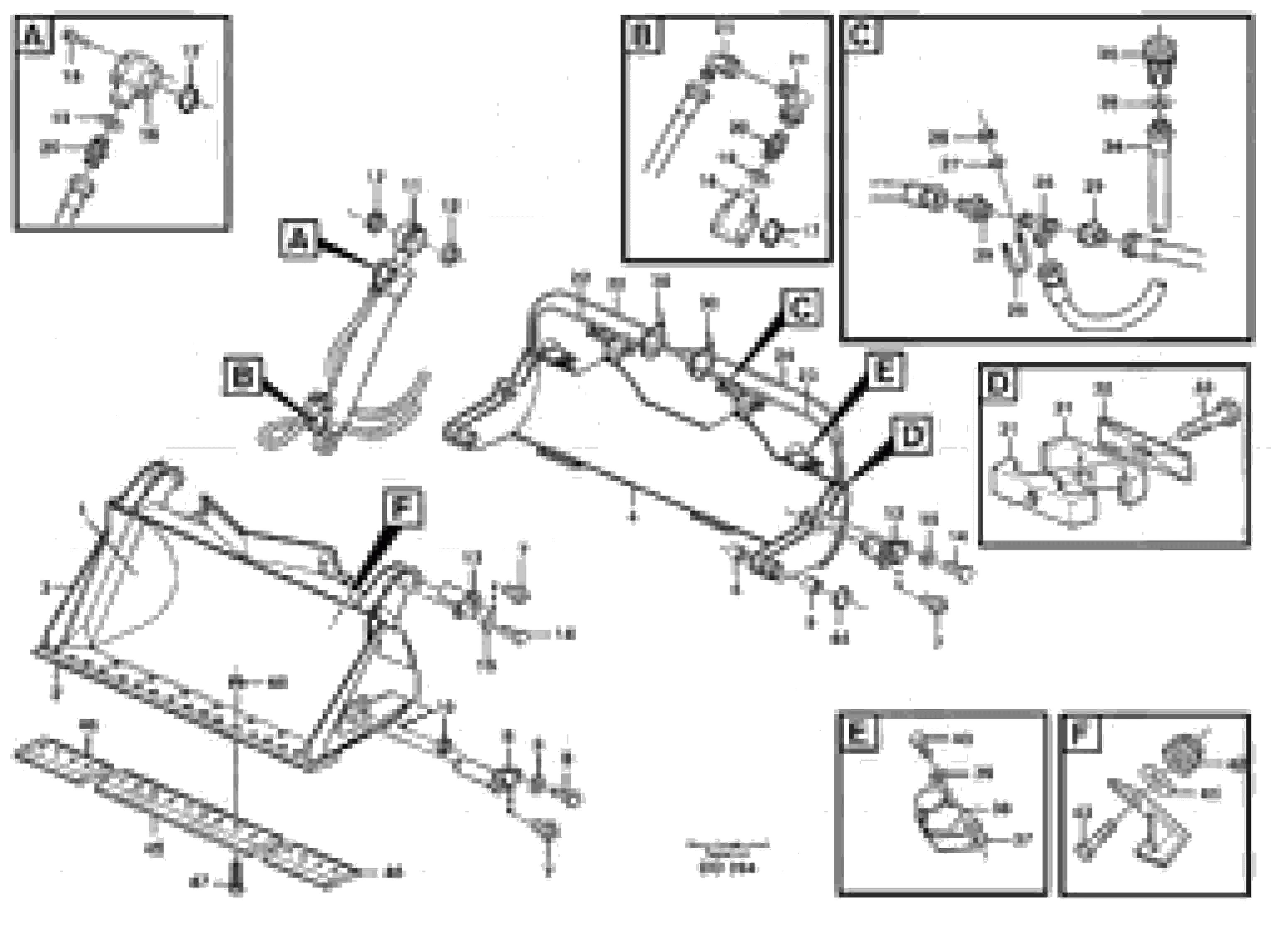 Схема запчастей Volvo L30 - 73809 High-tipping bucket ATTACHMENTS ATTACHMENTS BUCKETS