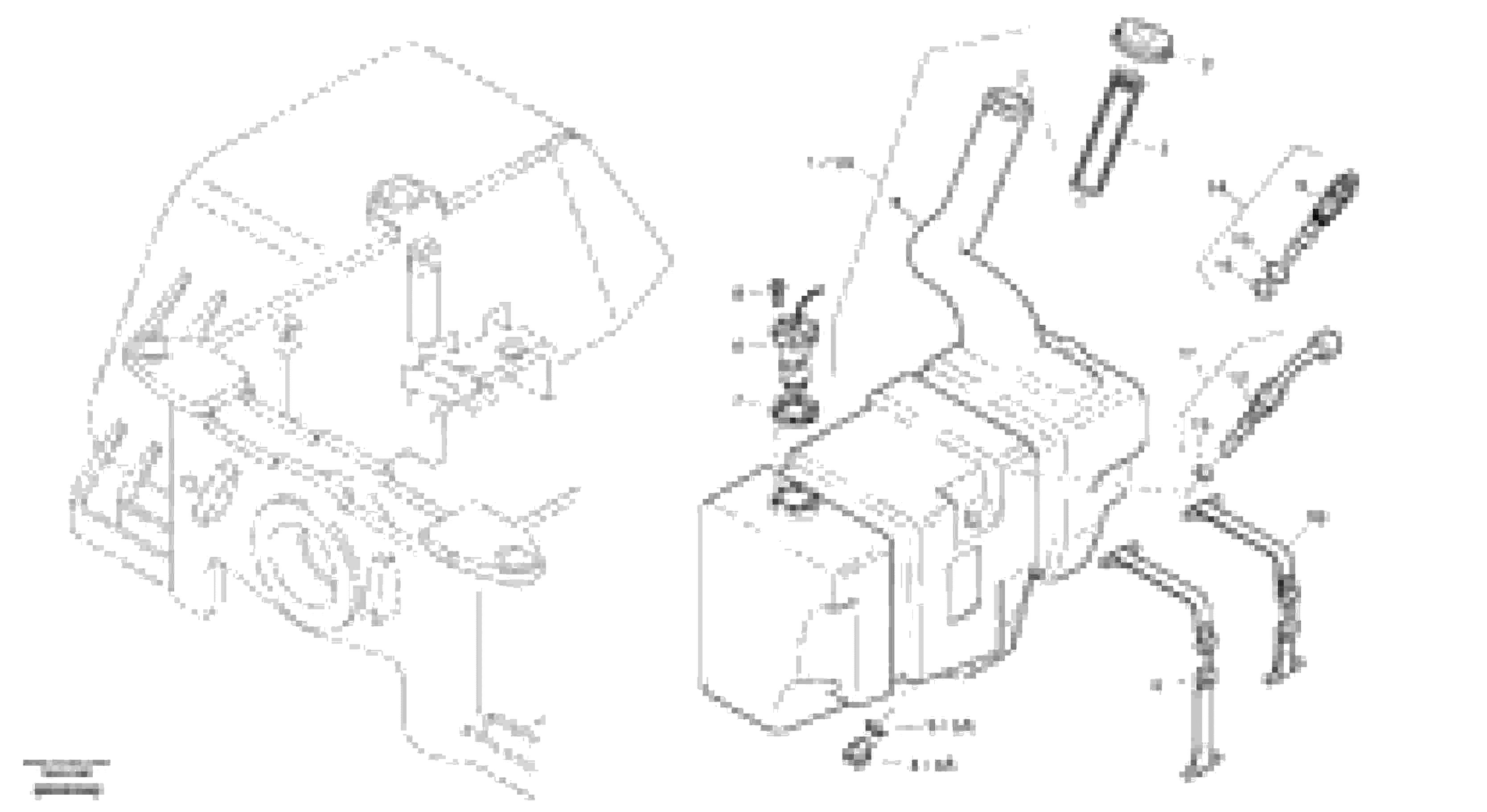 Схема запчастей Volvo L30 - 11159 Топливный бак (бензобак) L30 TYPE 180, 181 SER NO - 2200