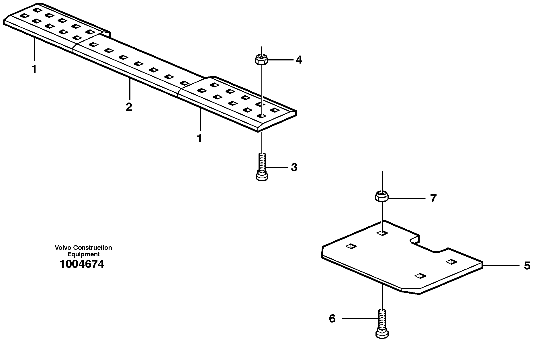 Схема запчастей Volvo L30 - 34367 Bolt on edge ATTACHMENTS ATTACHMENTS BUCKETS