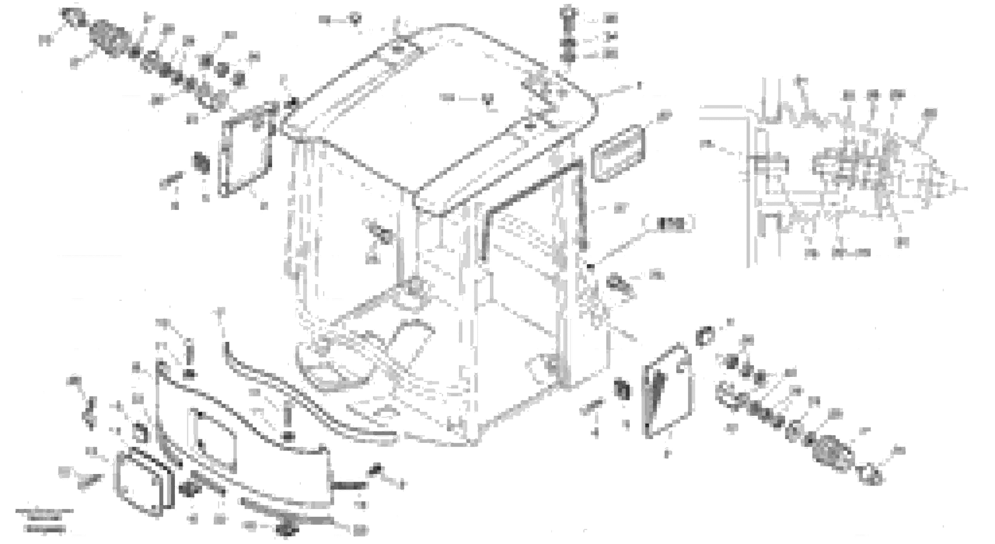 Схема запчастей Volvo L30B - 38530 Drivers cabin L30B TYPE 183, 185 SER NO - 2999