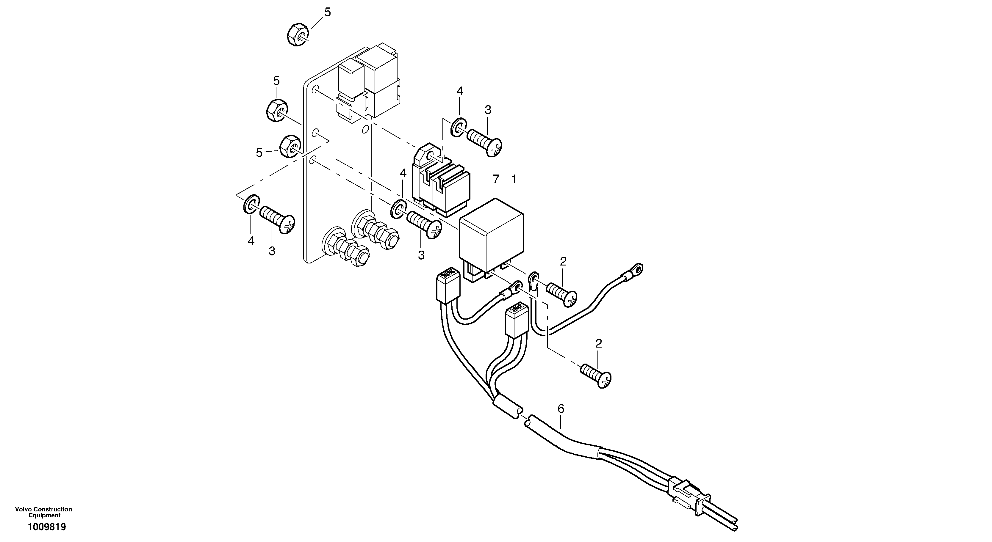 Схема запчастей Volvo L30B - 92896 Battery cut-out L30B TYPE 182, 183, 185 SER NO 3000 -