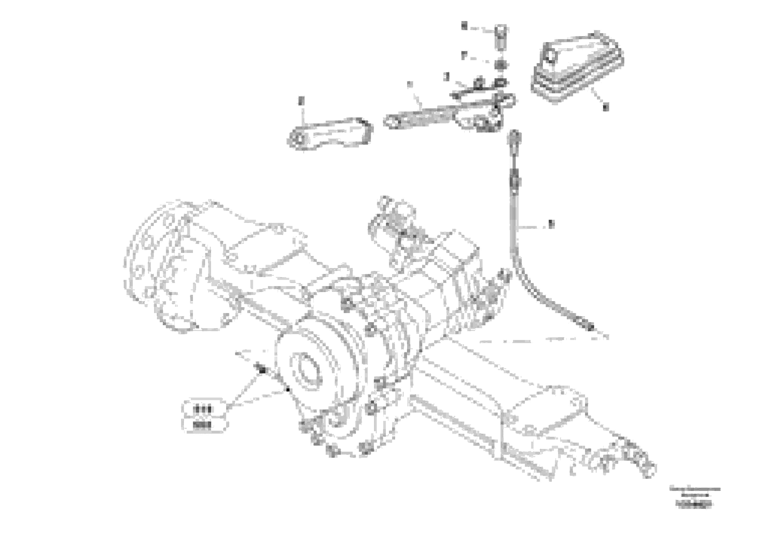 Схема запчастей Volvo L30B - 52517 Hand brake L30B TYPE 182, 183, 185 SER NO 3000 -