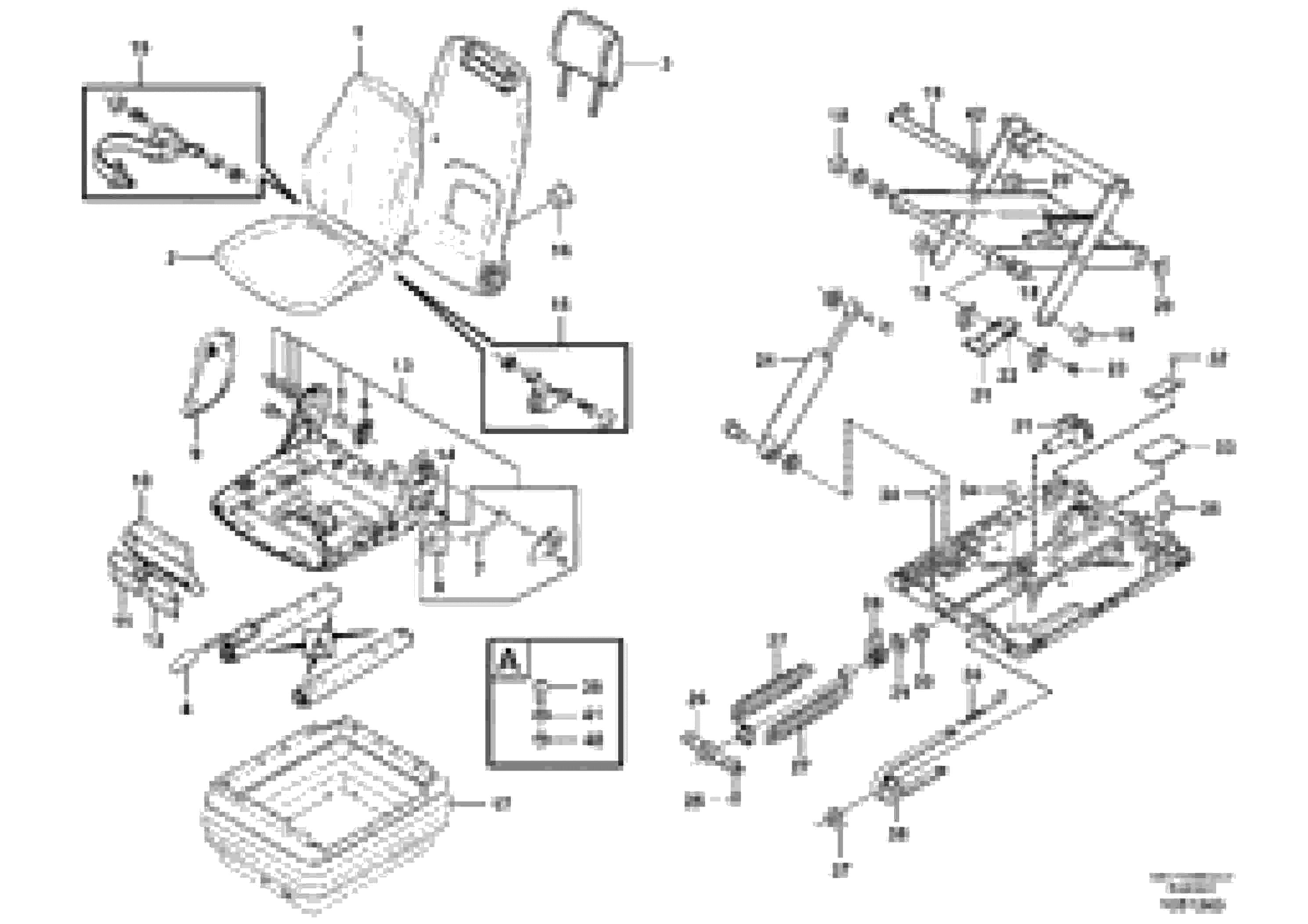 Схема запчастей Volvo L30B - 83707 Drivers seat L30B TYPE 182, 183, 185 SER NO 3000 -