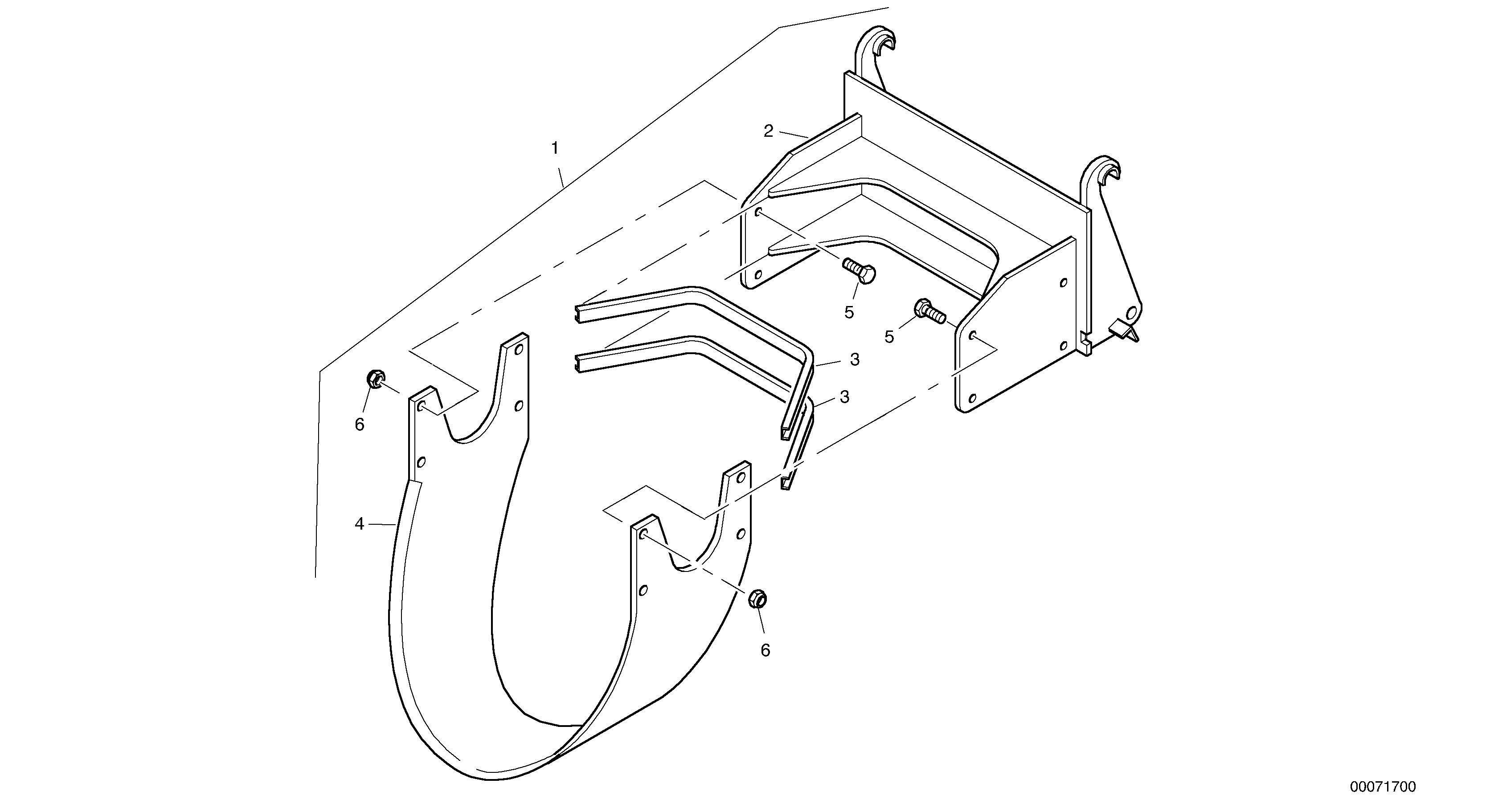 Схема запчастей Volvo L35B - 22926 Shovel for tree planting L35B TYPE 186, 187, 188, 189 SER NO - 2999
